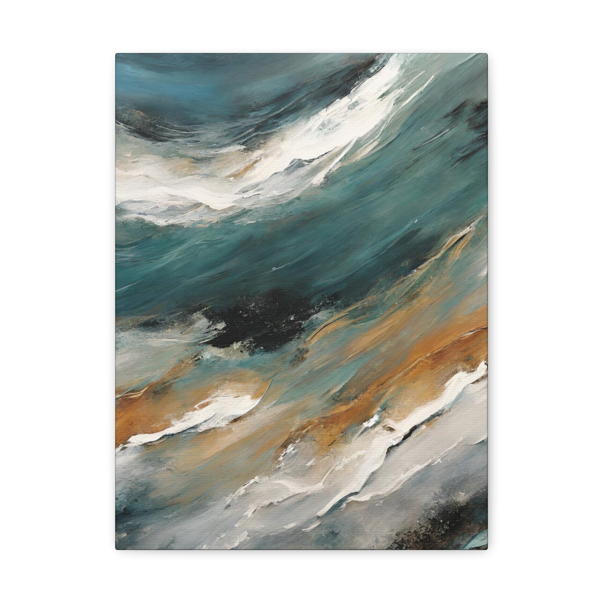 Sea Breeze - Modern Abstract Art Print - Aesthetic Coastal Landscapes