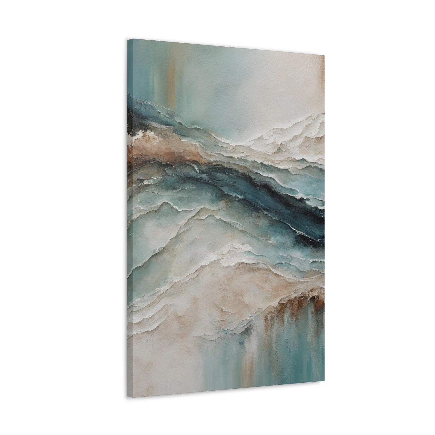 Clearing Storms - Modern Abstract Art Print - Aesthetic Coastal Landscapes