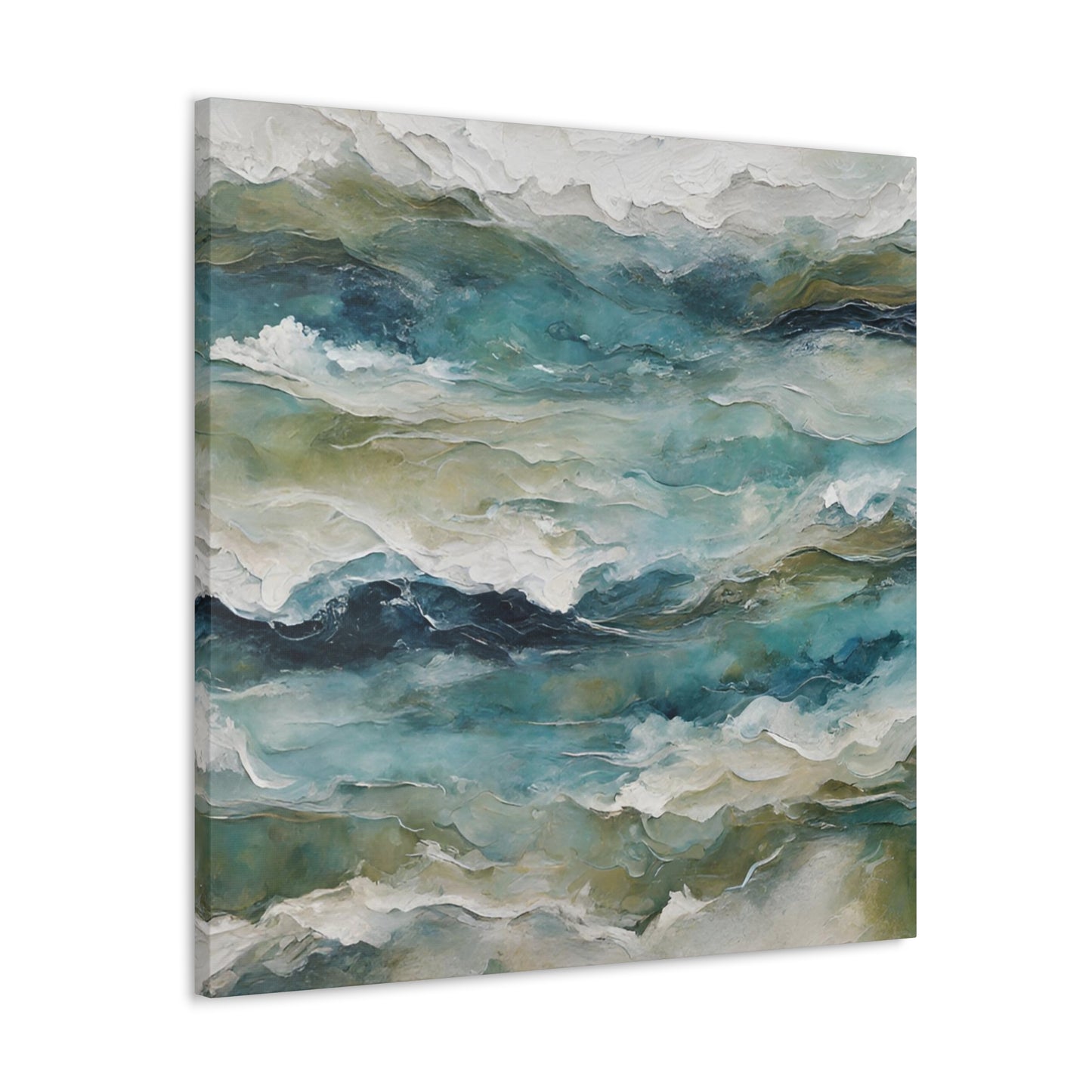 Ocean Symphony IV - Modern Abstract Art Print - Aesthetic Coastal Landscapes