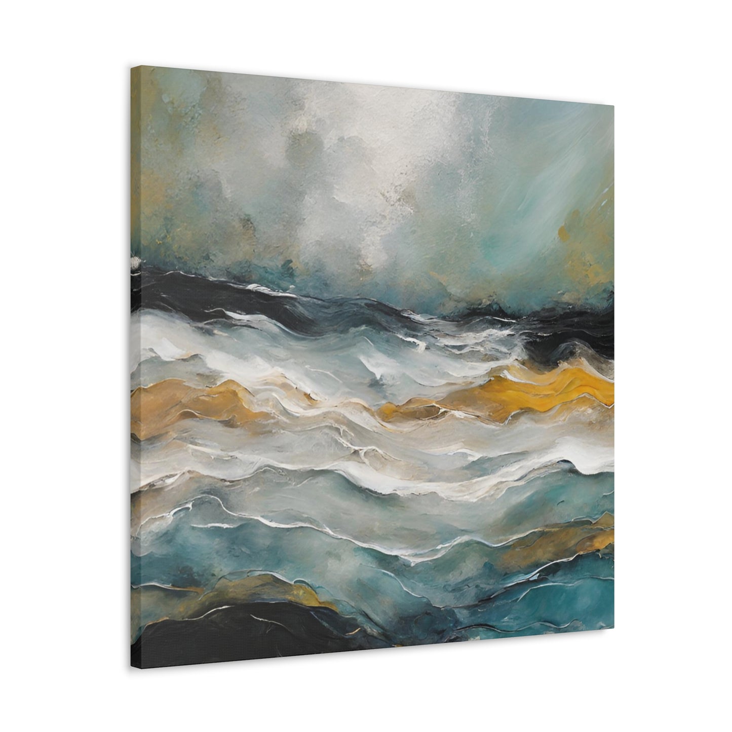 Coastal View - Modern Abstract Art Print - Aesthetic Coastal Landscapes