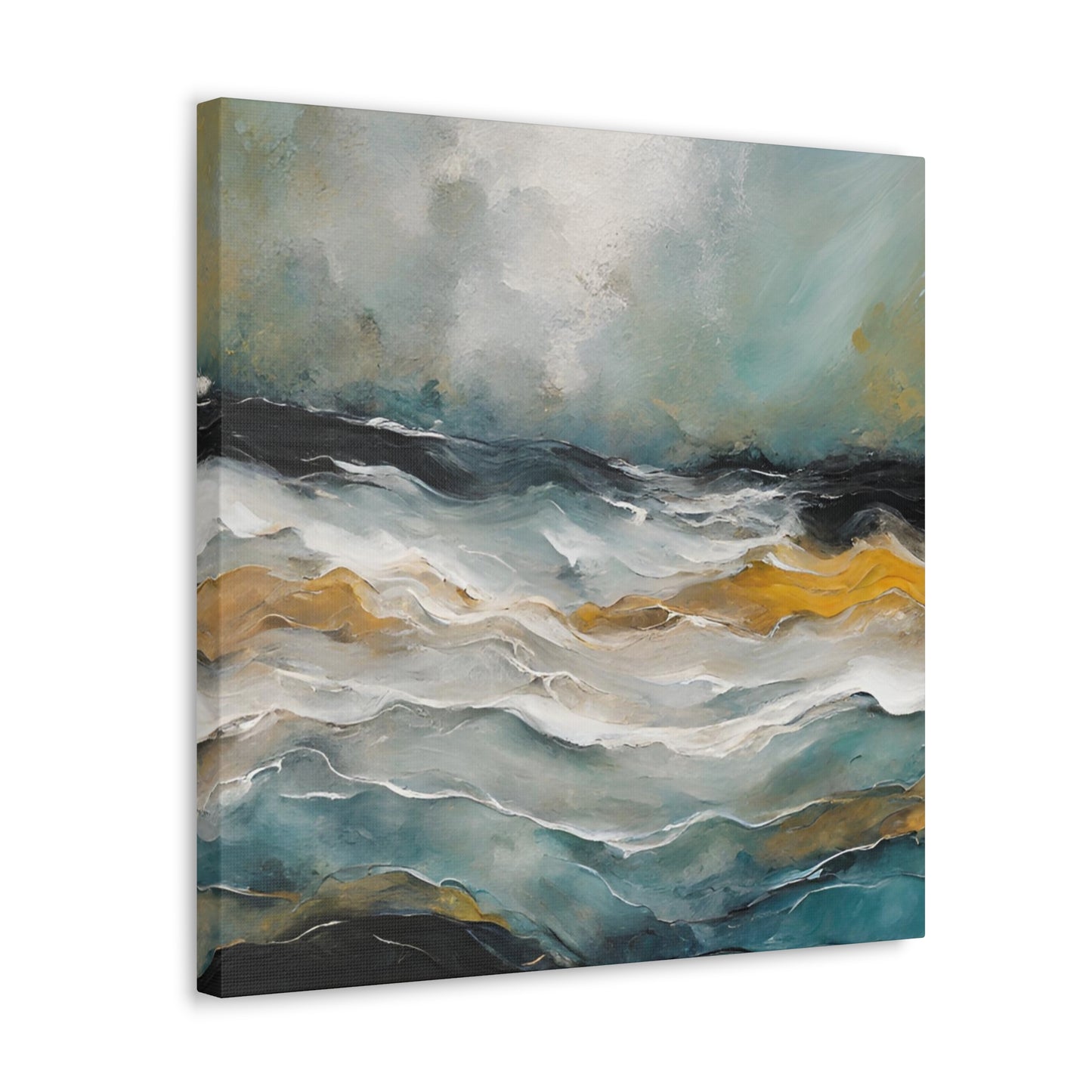 Coastal View - Modern Abstract Art Print - Aesthetic Coastal Landscapes