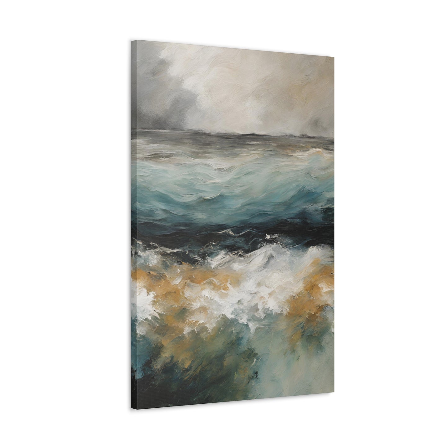 Before the Storm Modern Abstract Art Print - Aesthetic Coastal Landscapes