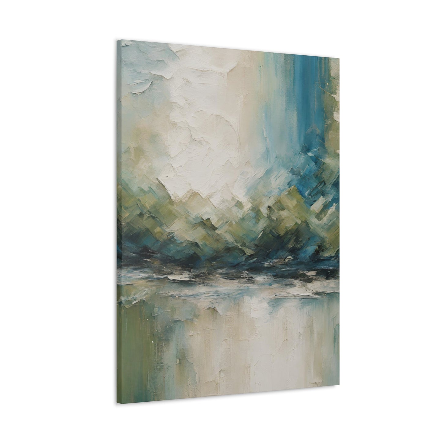 Peaking Through - Modern Abstract Art Print - Aesthetic Coastal Landscapes