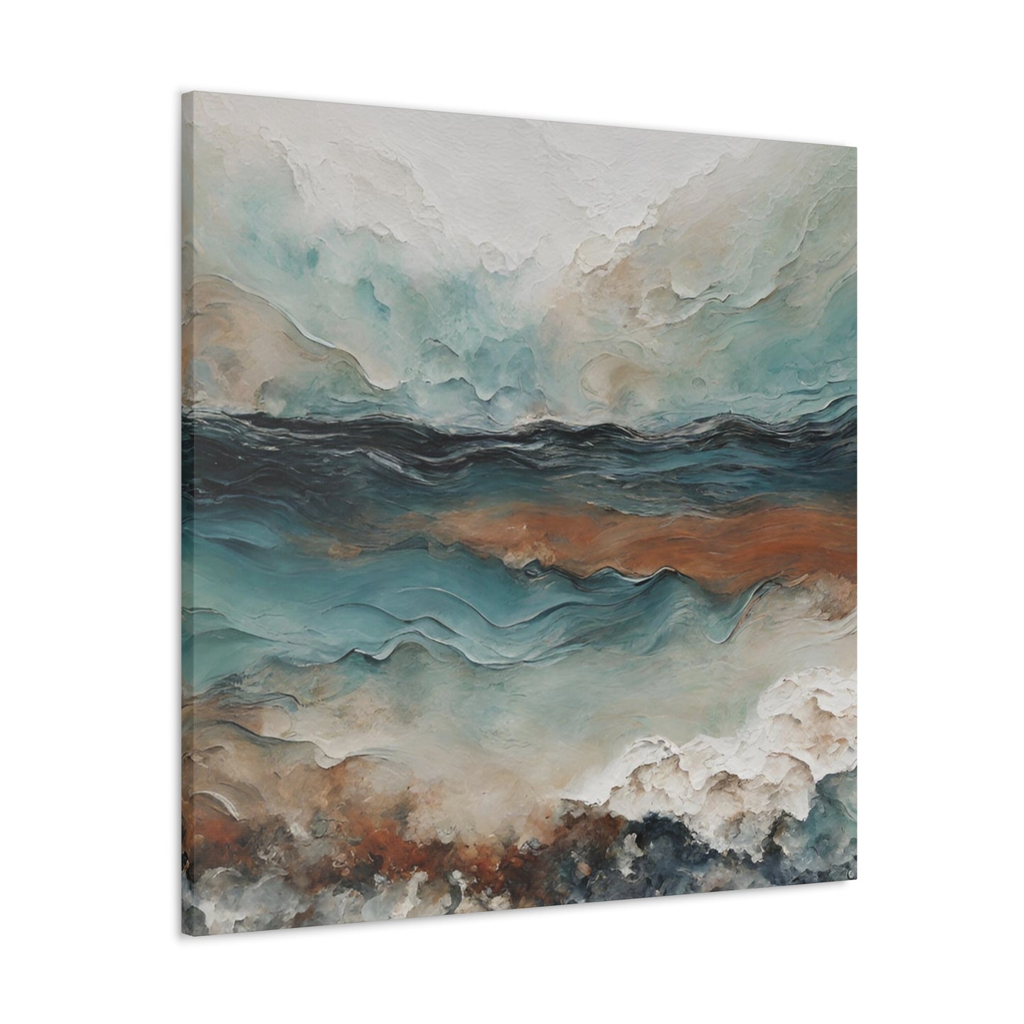 From the Depths  - Modern Abstract Art Print - Aesthetic Coastal Landscapes