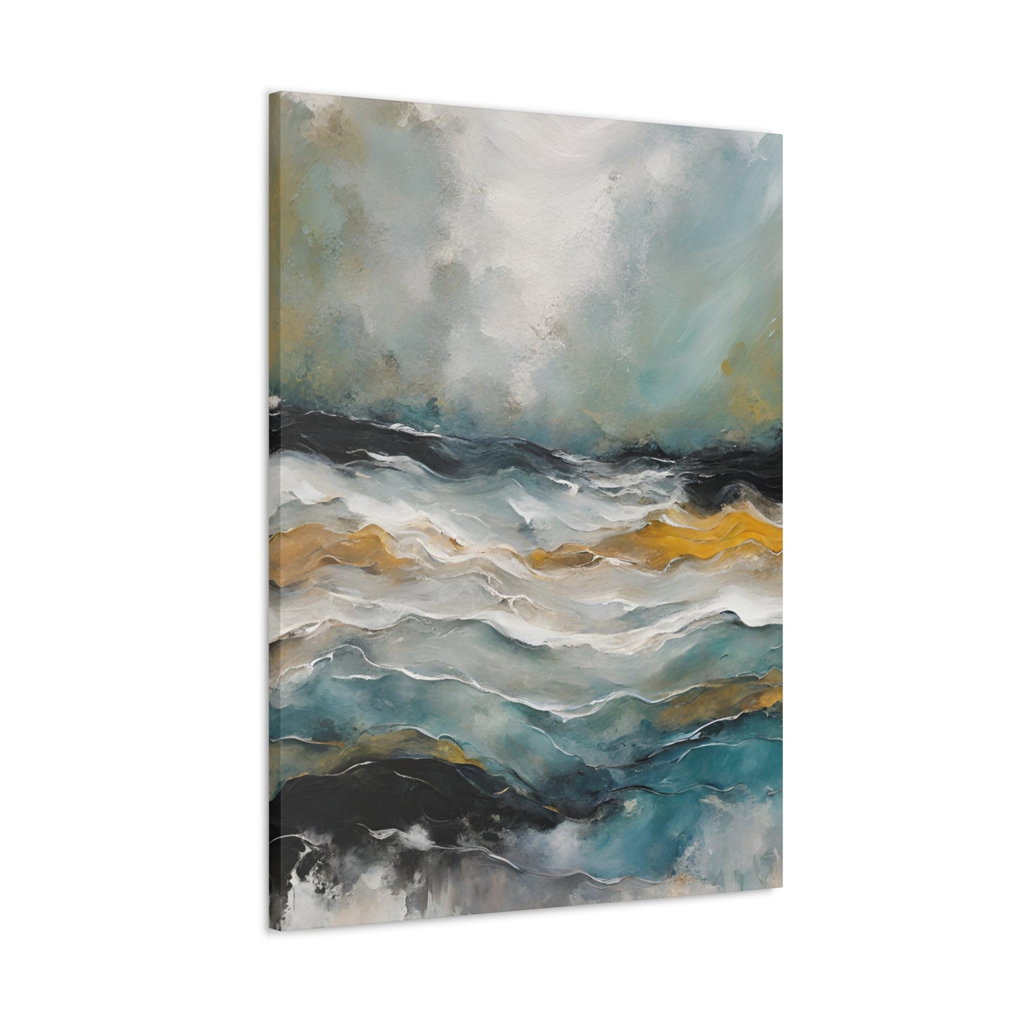 Coastal View - Modern Abstract Art Print - Aesthetic Coastal Landscapes