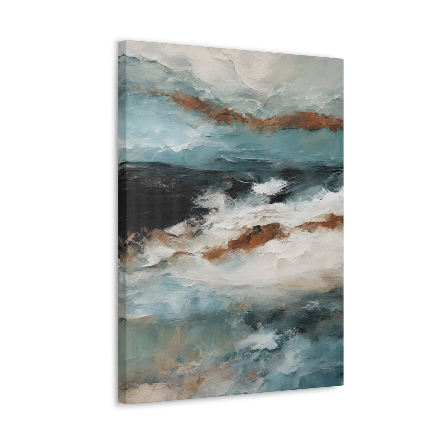 From the Depths II - Modern Abstract Art Print - Aesthetic Coastal Landscapes