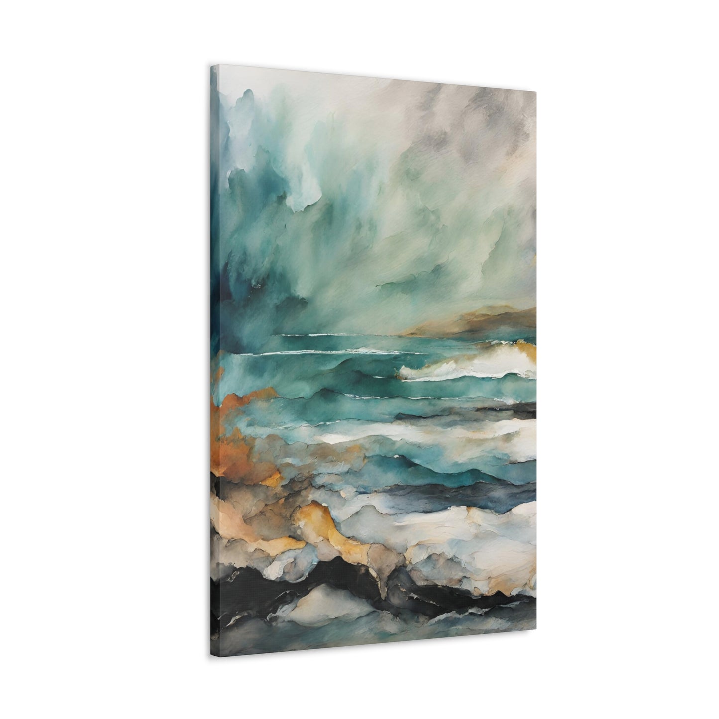 Sea & Sky - Modern Abstract Art Print - Aesthetic Coastal Landscapes