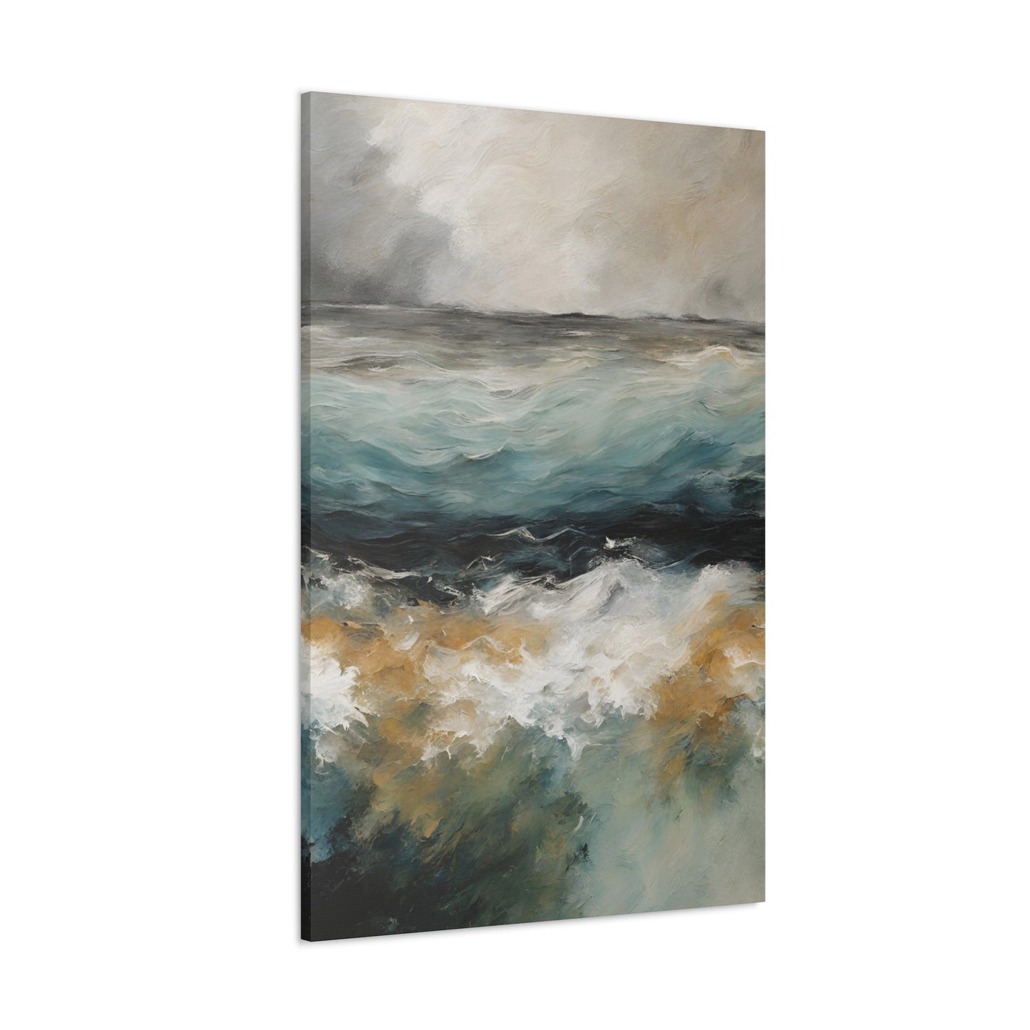 Before the Storm Modern Abstract Art Print - Aesthetic Coastal Landscapes