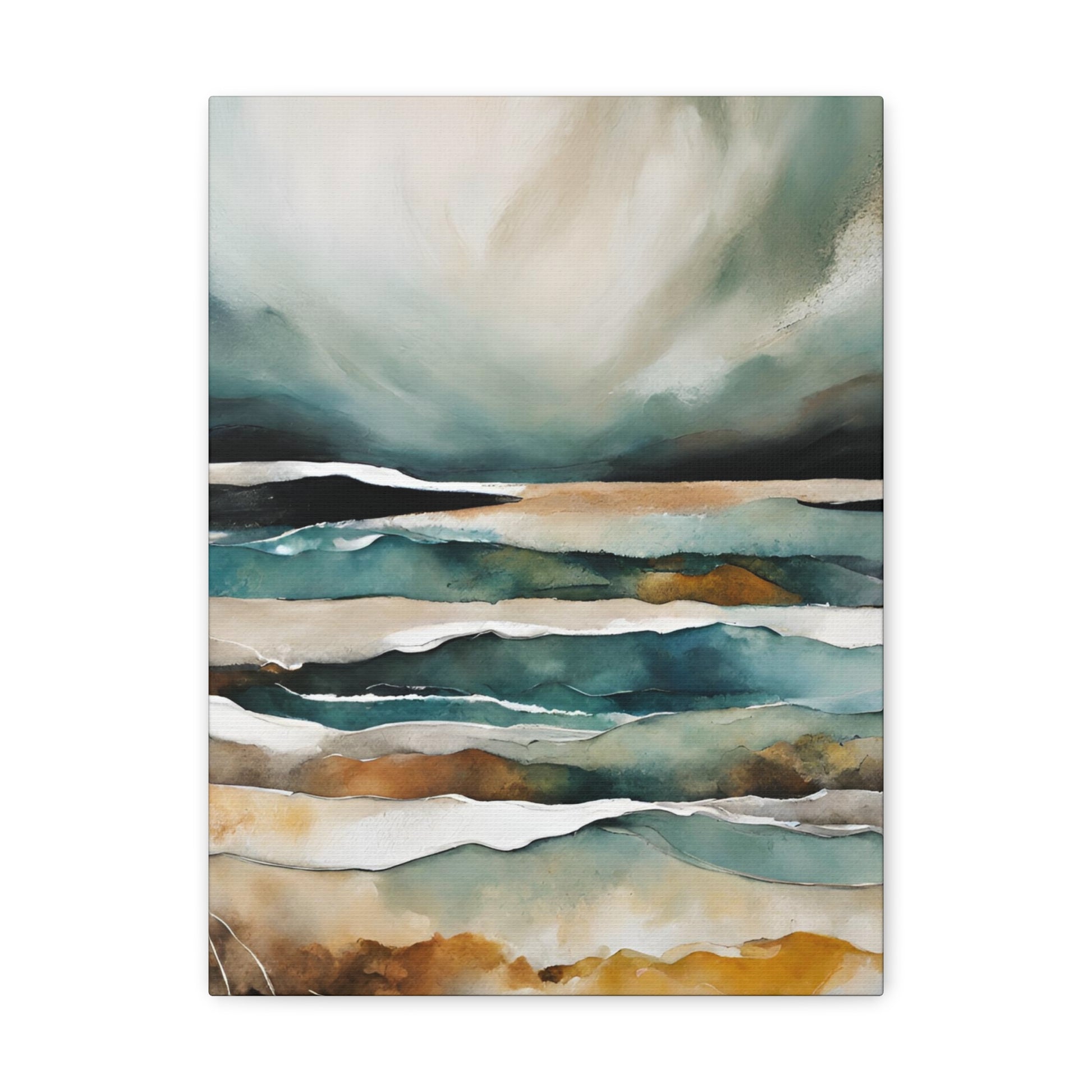 Storm Clearing - Modern Abstract Art Print - Aesthetic Coastal Landscapes