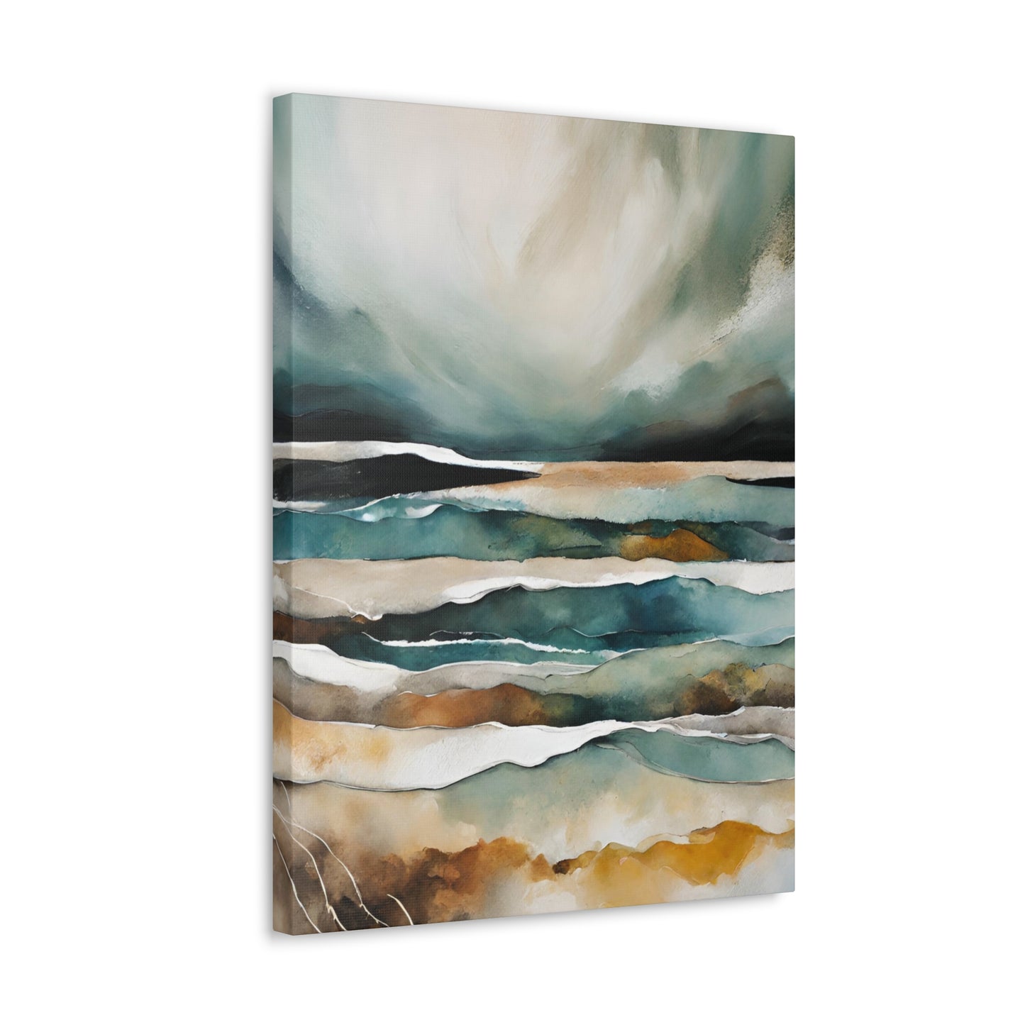 Storm Clearing - Modern Abstract Art Print - Aesthetic Coastal Landscapes