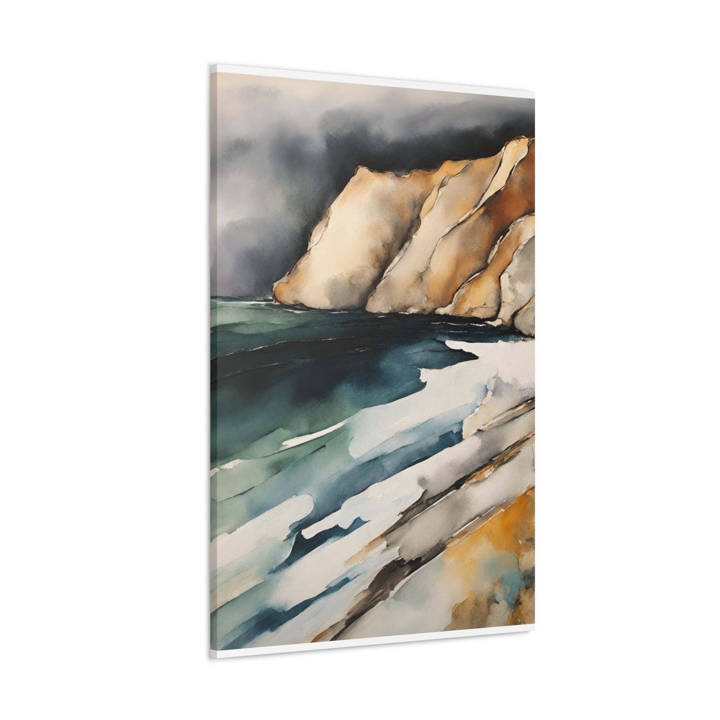 Tranquility - Modern Abstract Art Print - Aesthetic Coastal Landscapes