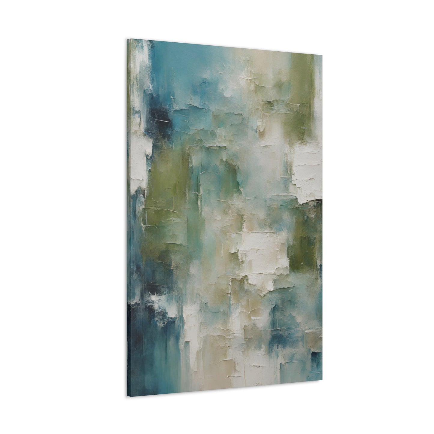 Emerging Spring - Modern Abstract Art Print - Aesthetic Coastal Landscapes