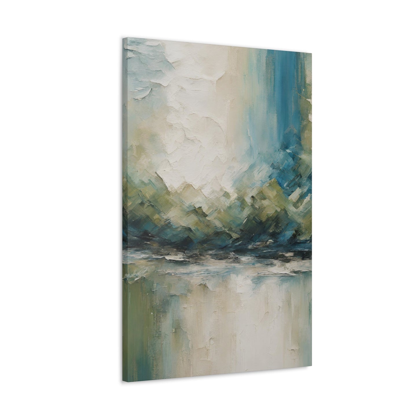 Peaking Through - Modern Abstract Art Print - Aesthetic Coastal Landscapes