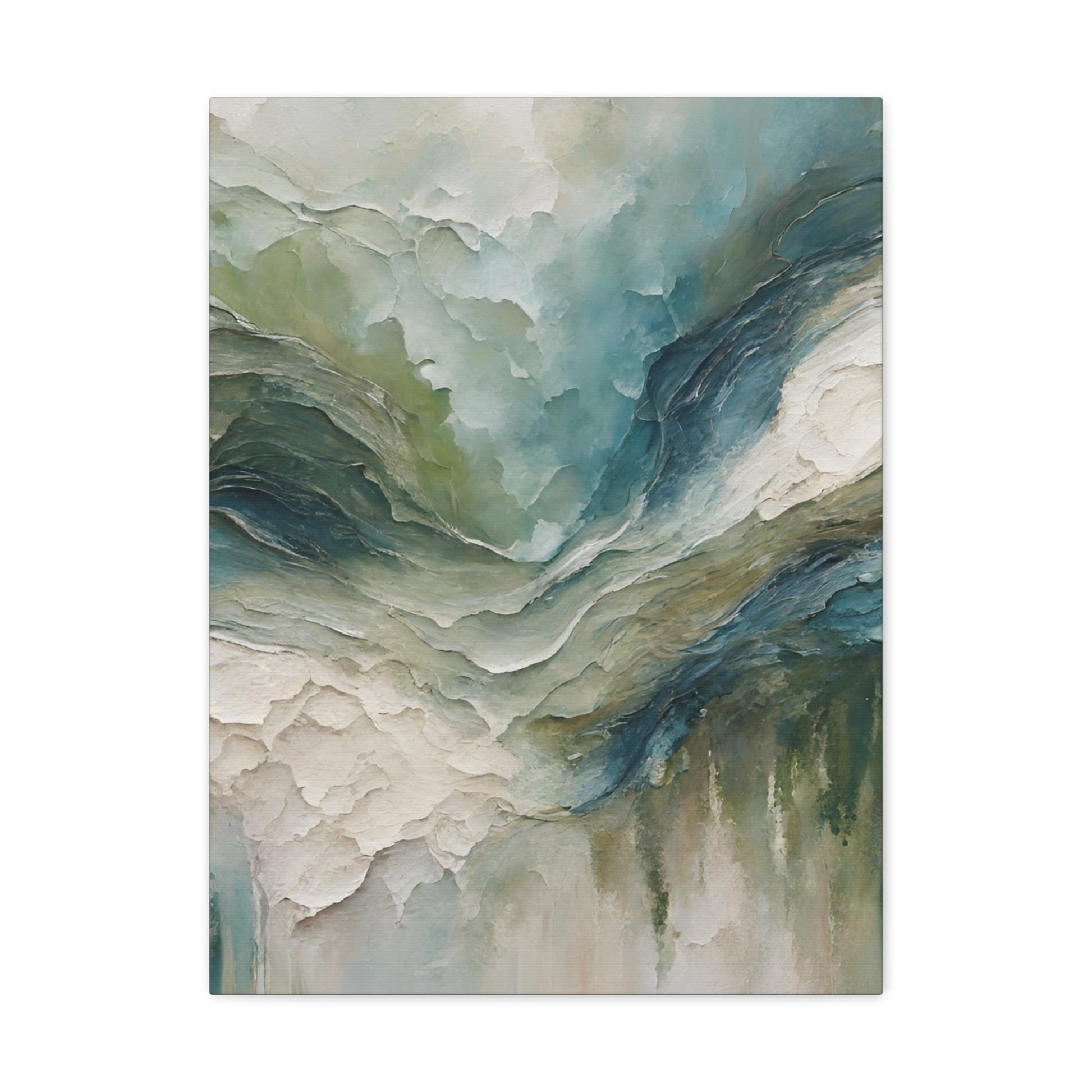 Ocean Symphony 2 - Modern Abstract Art Print - Aesthetic Coastal Landscapes