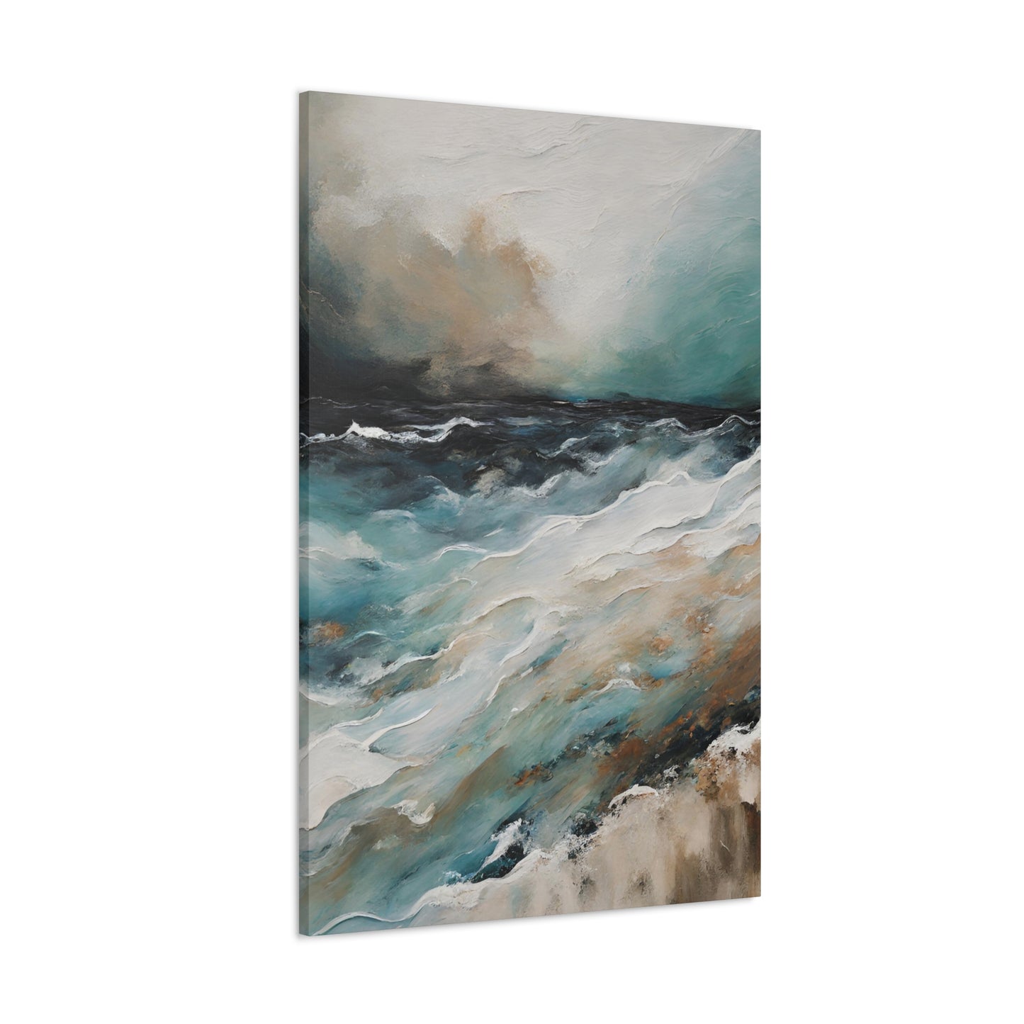 Impassable Seas - Modern Abstract Art Print - Aesthetic Coastal Landscapes