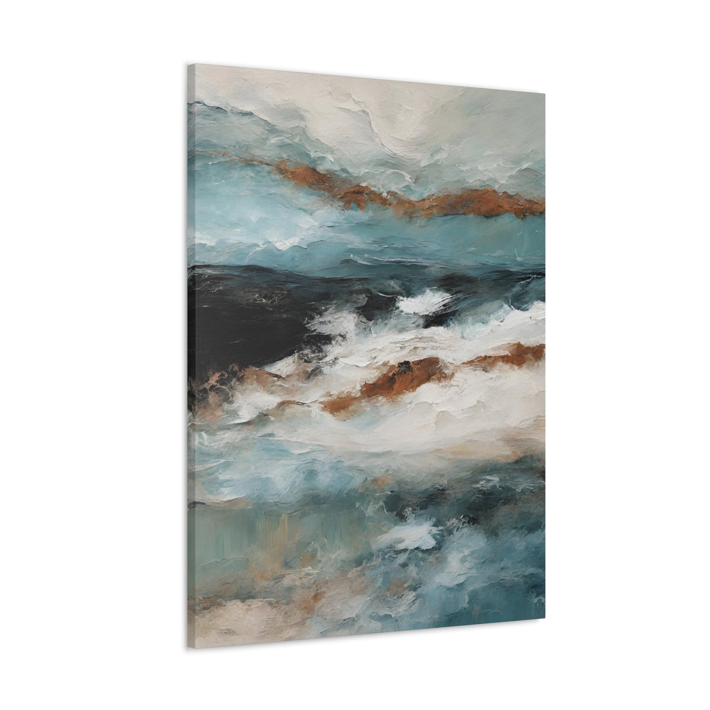 From the Depths II - Modern Abstract Art Print - Aesthetic Coastal Landscapes