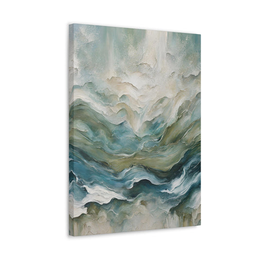 Ocean Symphony III - Modern Abstract Art Print - Aesthetic Coastal Landscapes