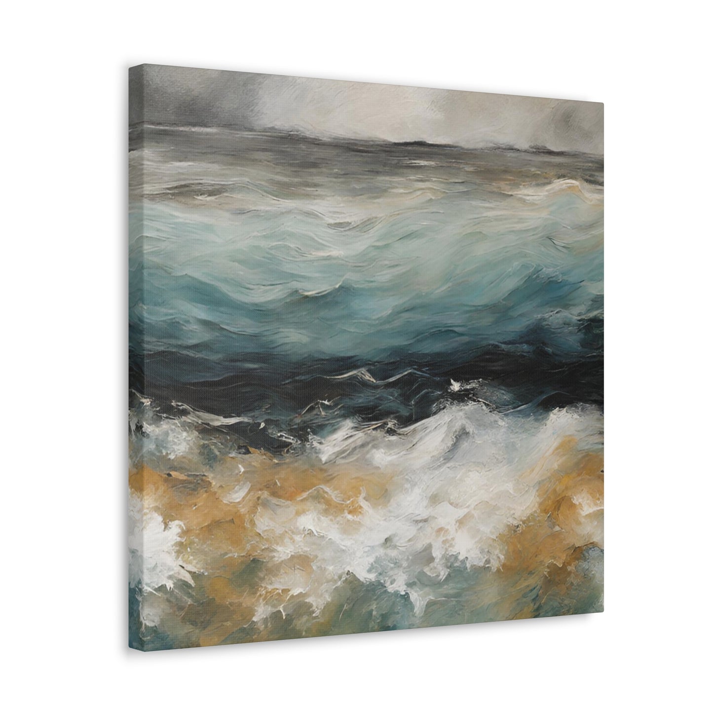 Before the Storm Modern Abstract Art Print - Aesthetic Coastal Landscapes