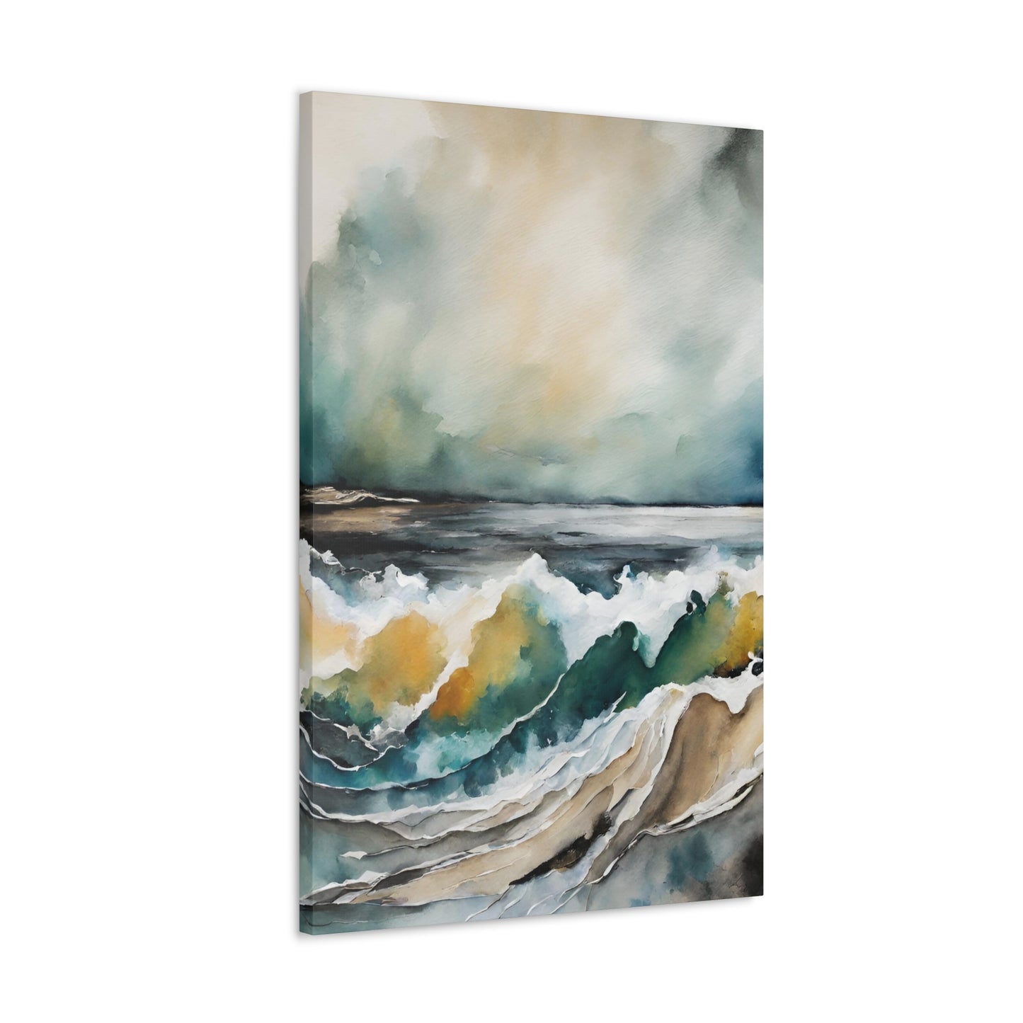 Reflections on the Sea - Modern Abstract Art Print - Aesthetic Coastal Landscapes