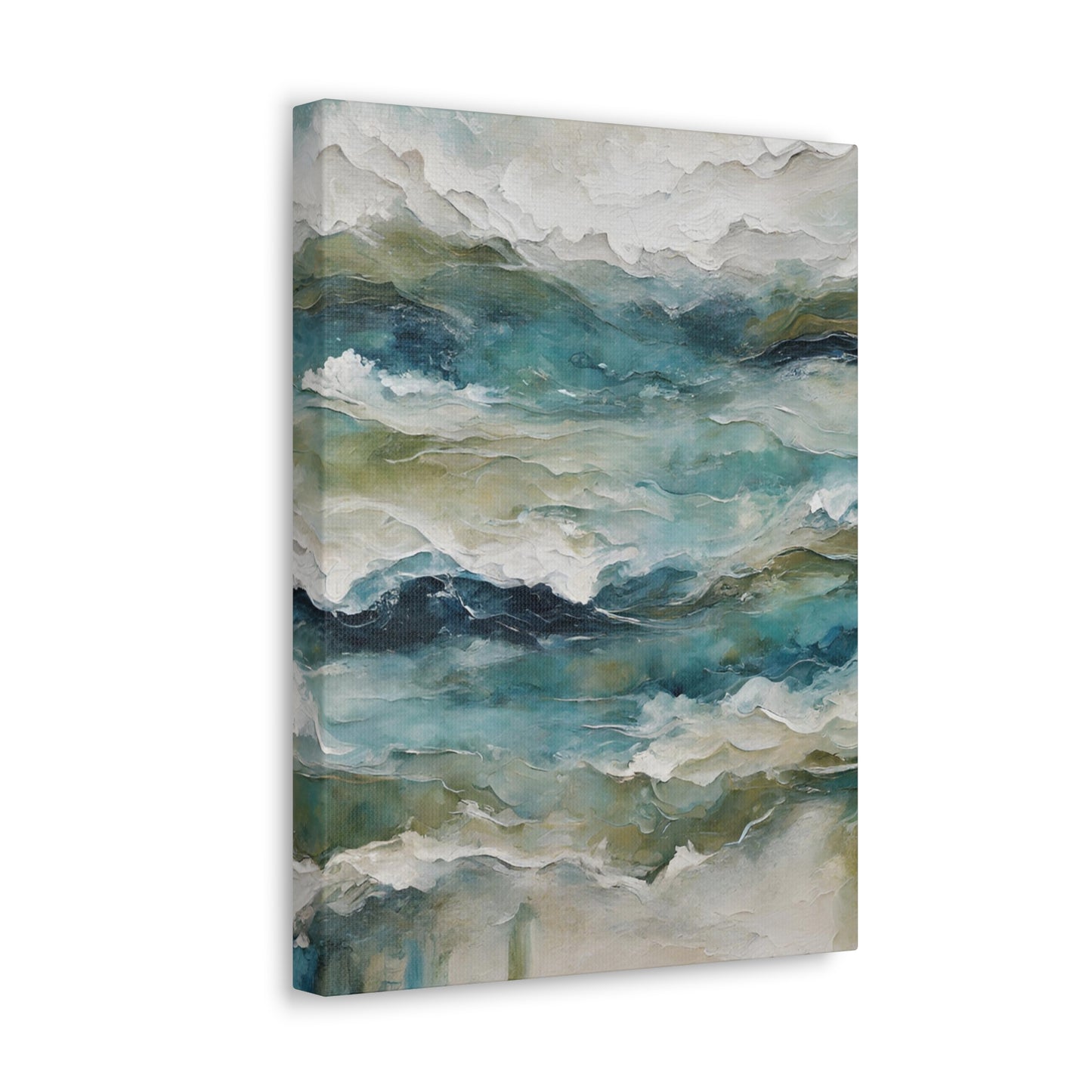 Ocean Symphony IV - Modern Abstract Art Print - Aesthetic Coastal Landscapes