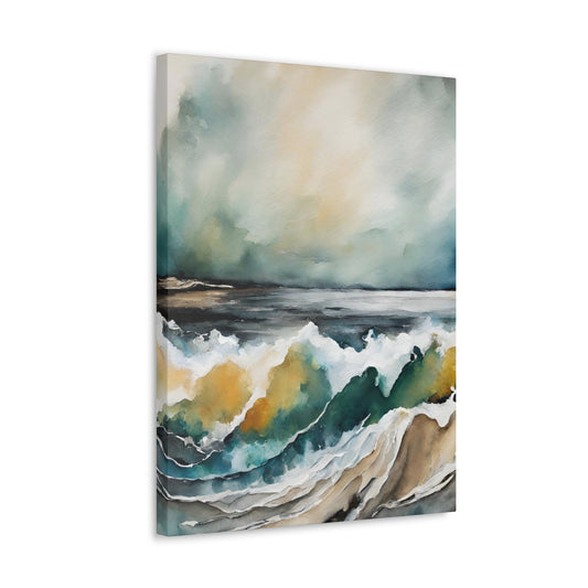 Reflections on the Sea - Modern Abstract Art Print - Aesthetic Coastal Landscapes