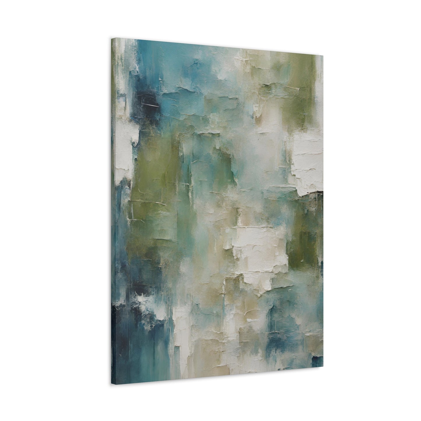 Emerging Spring - Modern Abstract Art Print - Aesthetic Coastal Landscapes