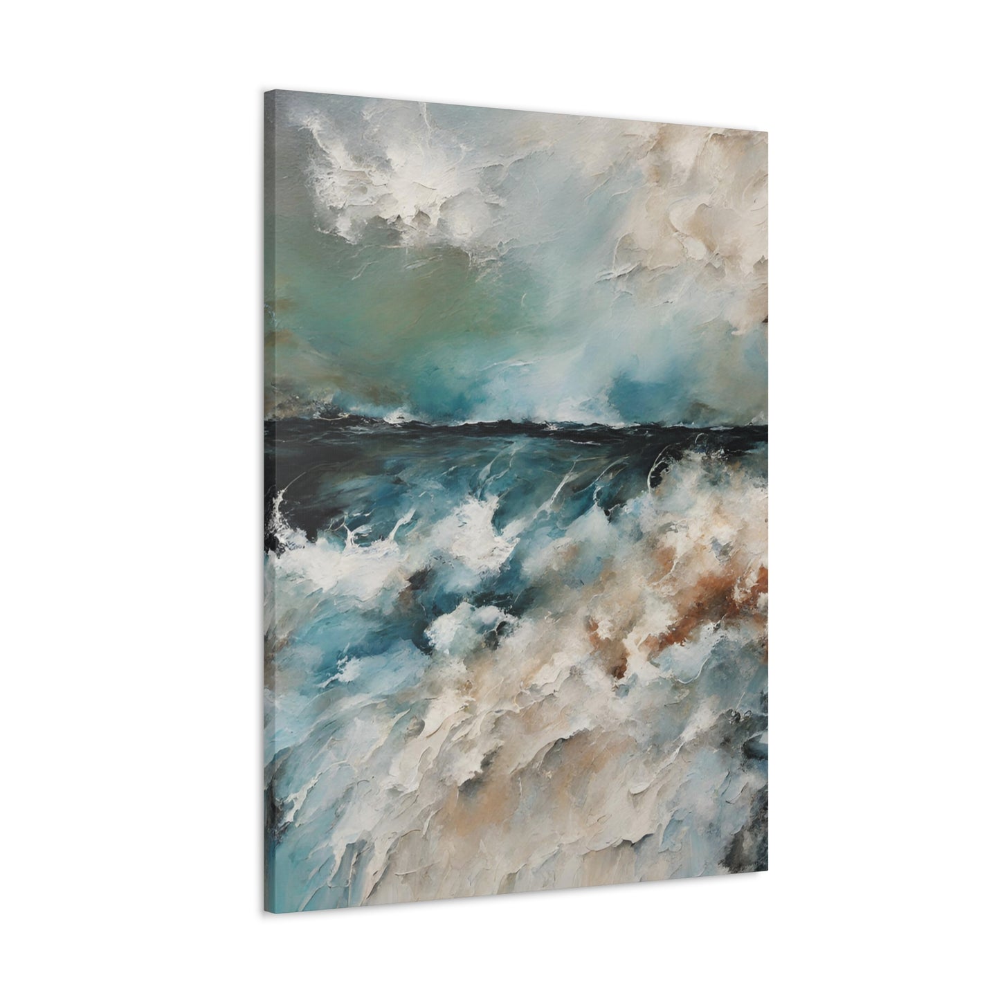 Impassable Seas II - Modern Abstract Art Print - Aesthetic Coastal Landscapes