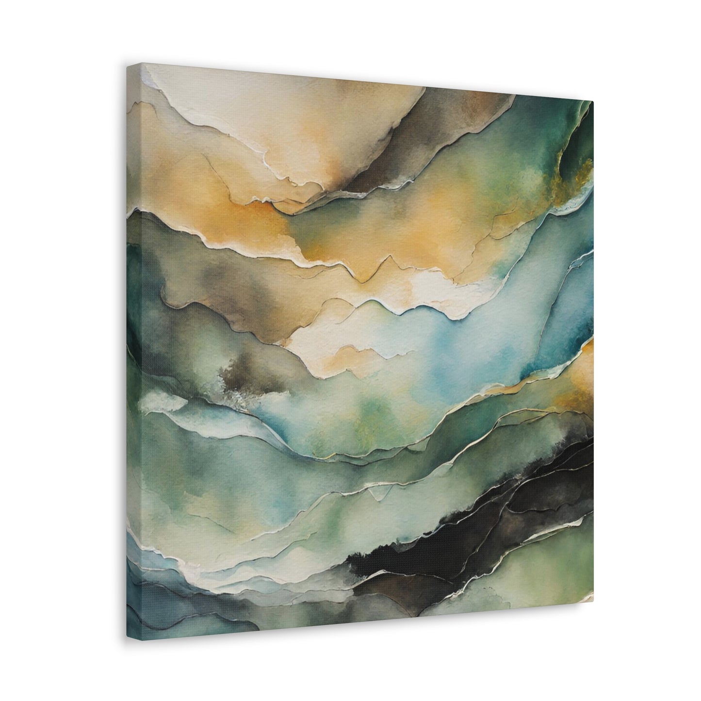 Abstract Skies - Modern Abstract Art Print - Aesthetic Coastal Landscapes