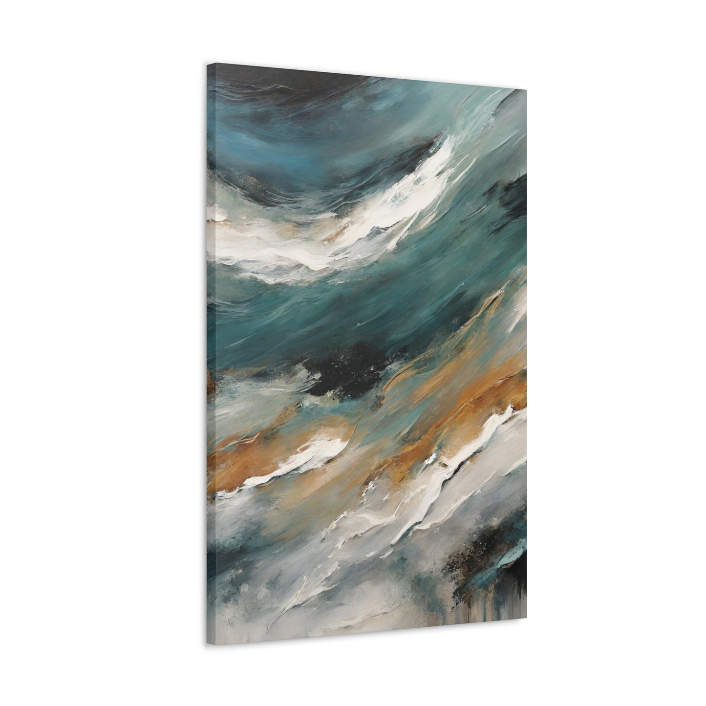 Sea Breeze - Modern Abstract Art Print - Aesthetic Coastal Landscapes