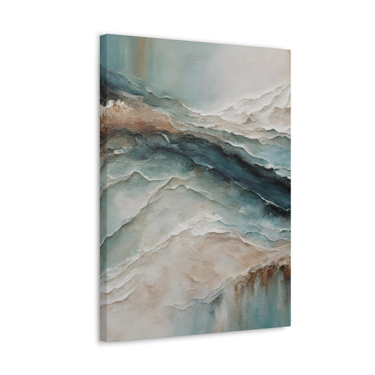 Clearing Storms - Modern Abstract Art Print - Aesthetic Coastal Landscapes