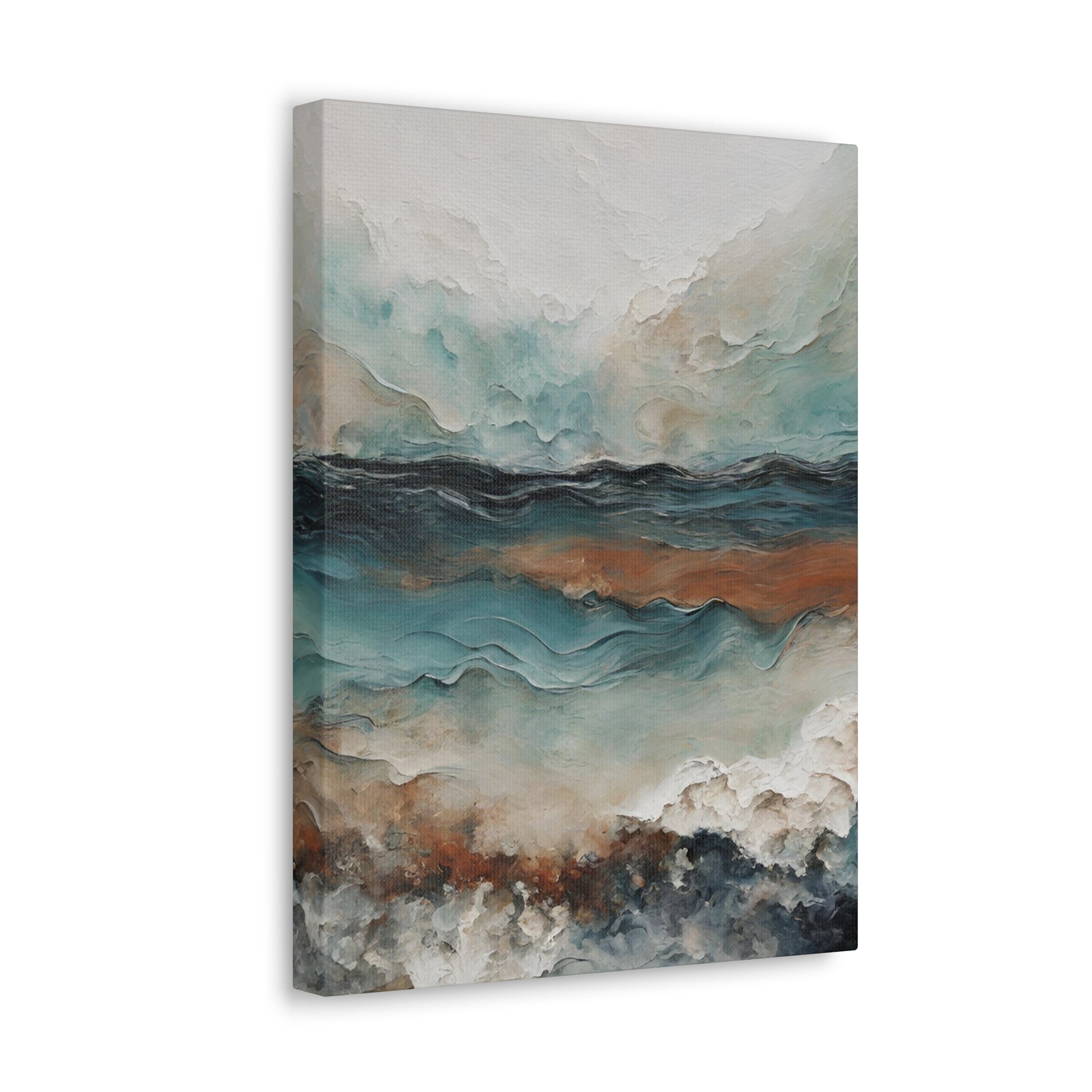 From the Depths  - Modern Abstract Art Print - Aesthetic Coastal Landscapes