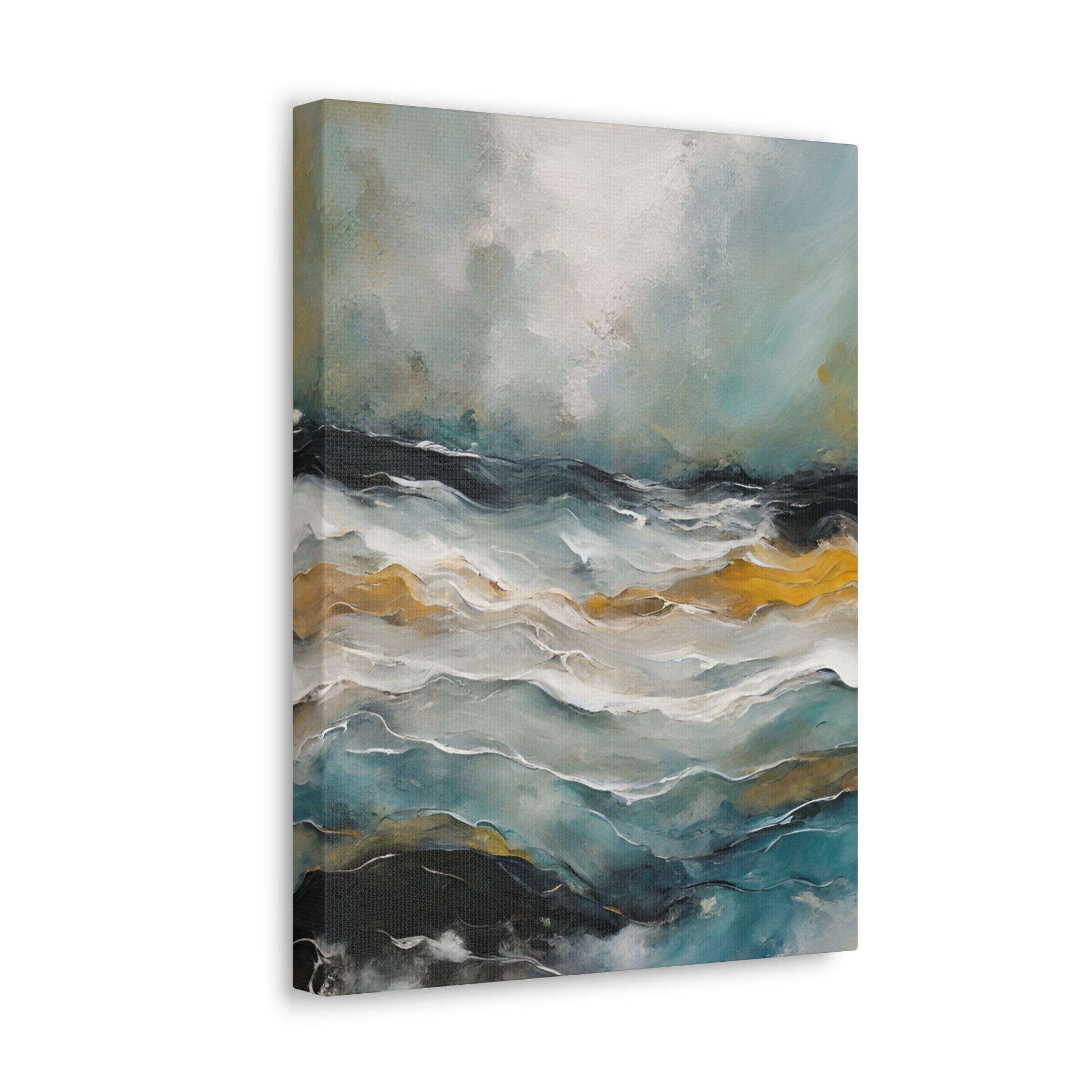 Coastal View - Modern Abstract Art Print - Aesthetic Coastal Landscapes