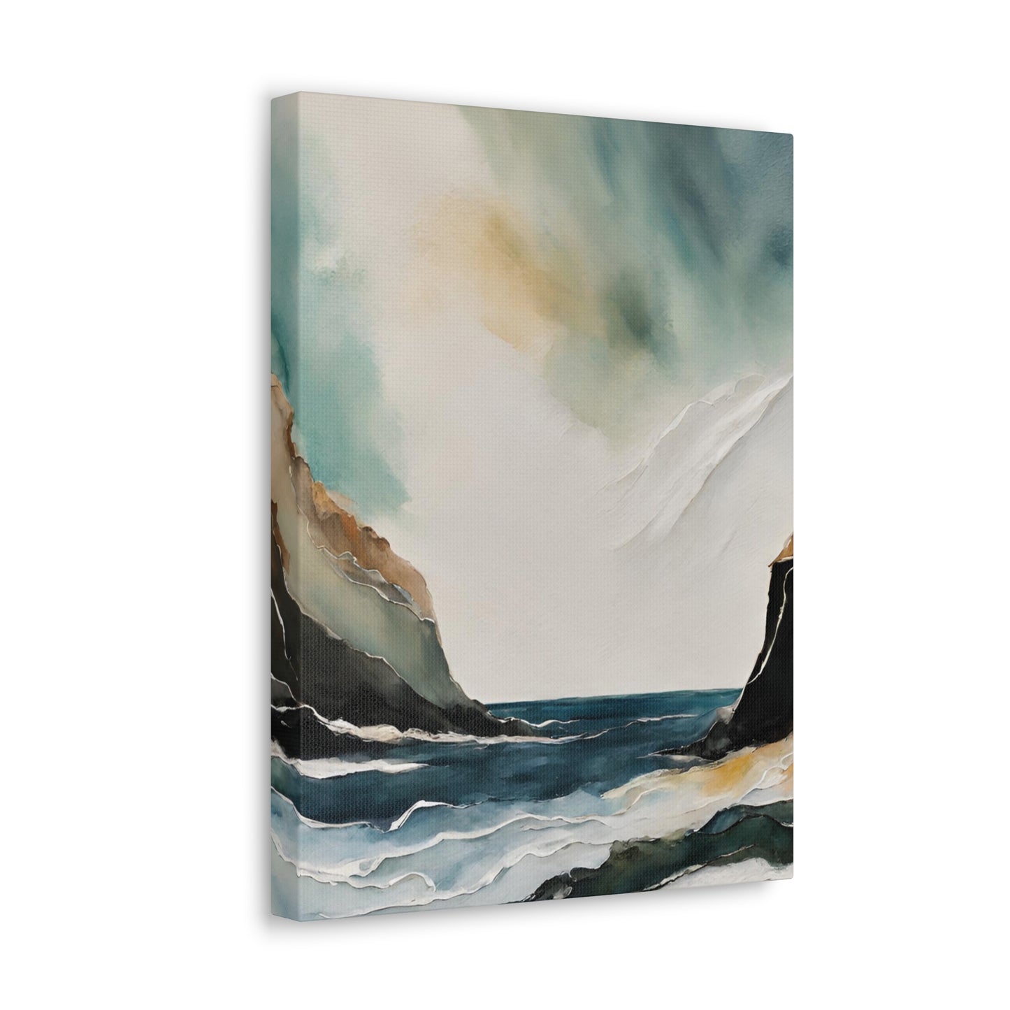 Shoreline - Modern Abstract Art Print - Aesthetic Coastal Landscapes