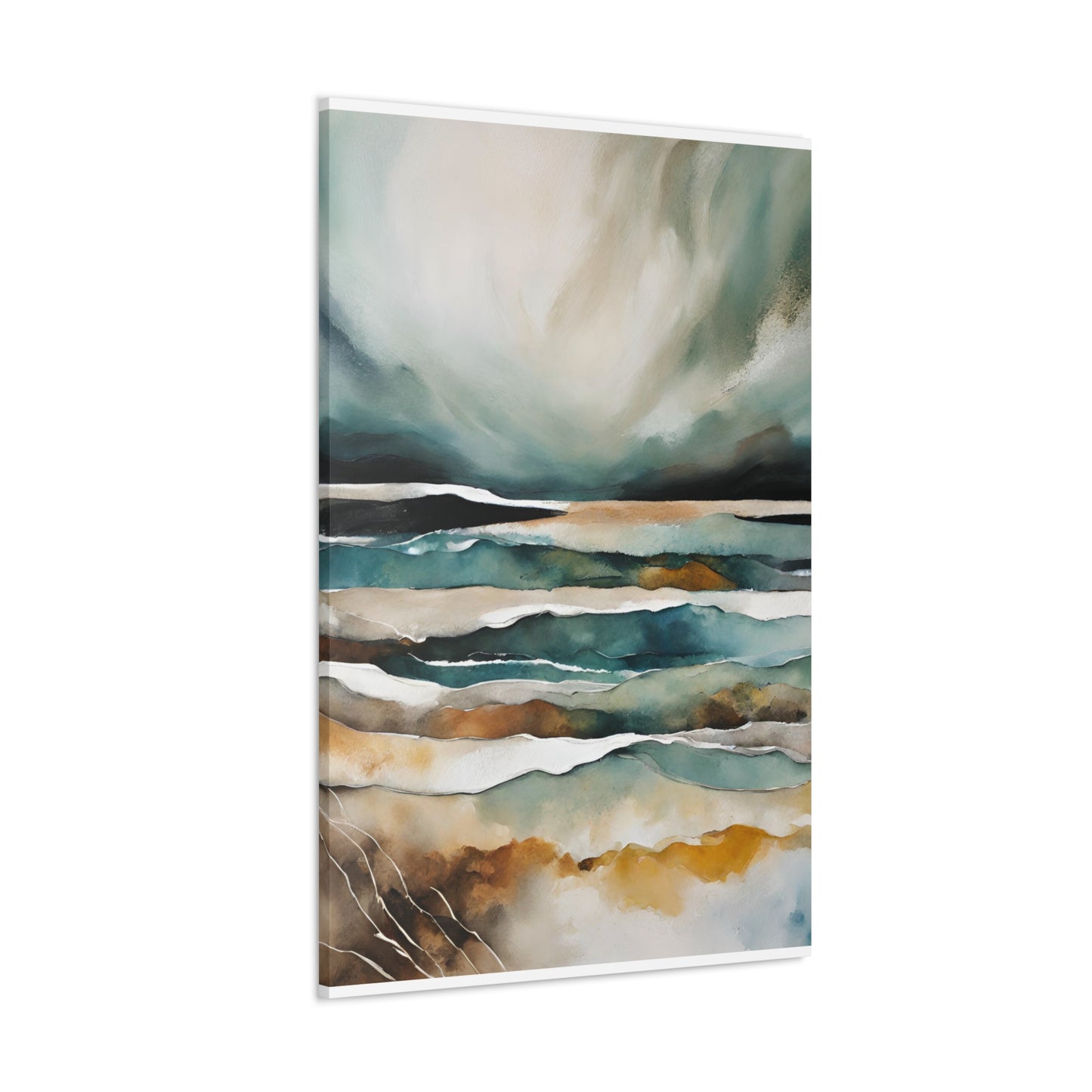 Storm Clearing - Modern Abstract Art Print - Aesthetic Coastal Landscapes