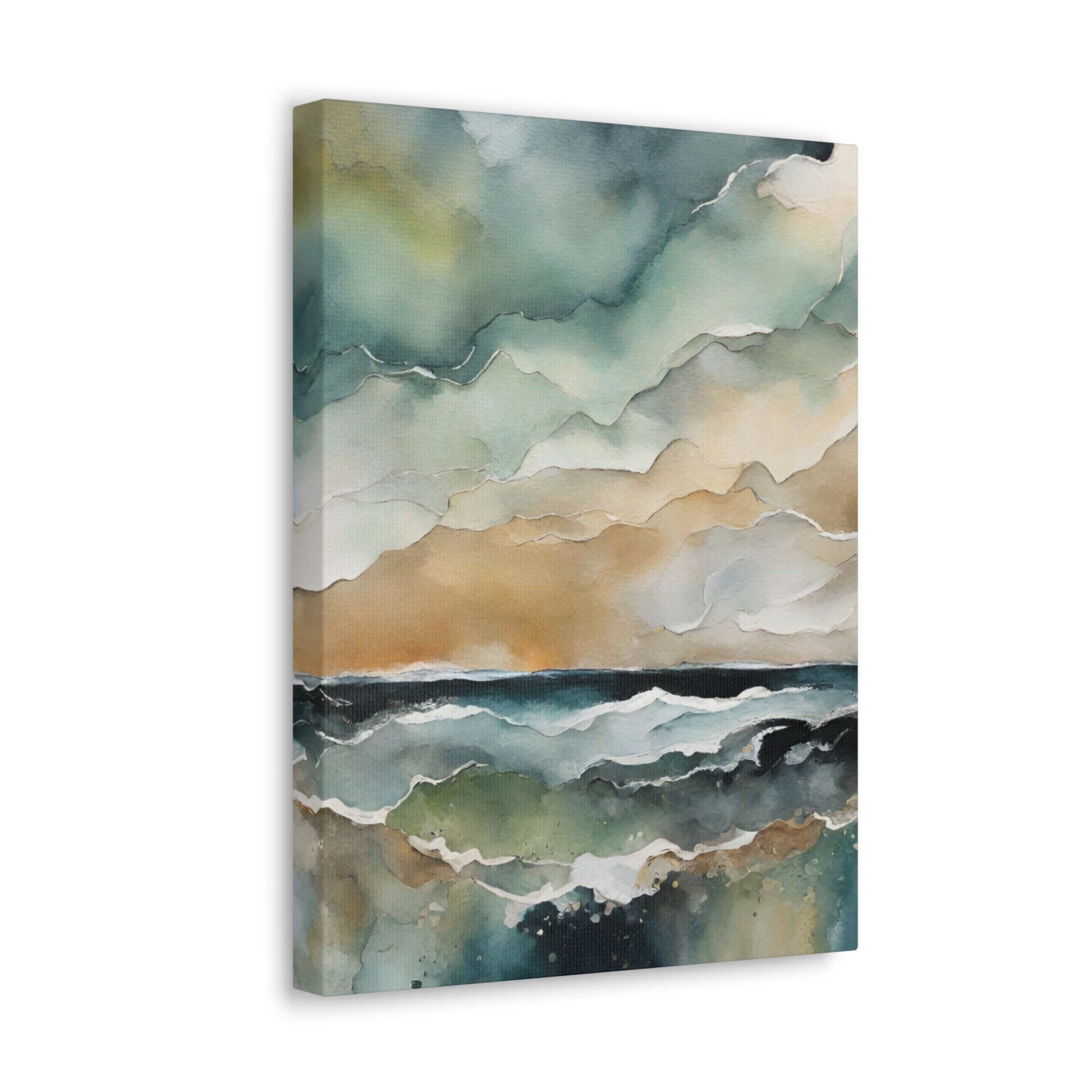 Bubbles from the Depths of the Ocean - Modern Abstract Art Print - Aesthetic Coastal Landscapes