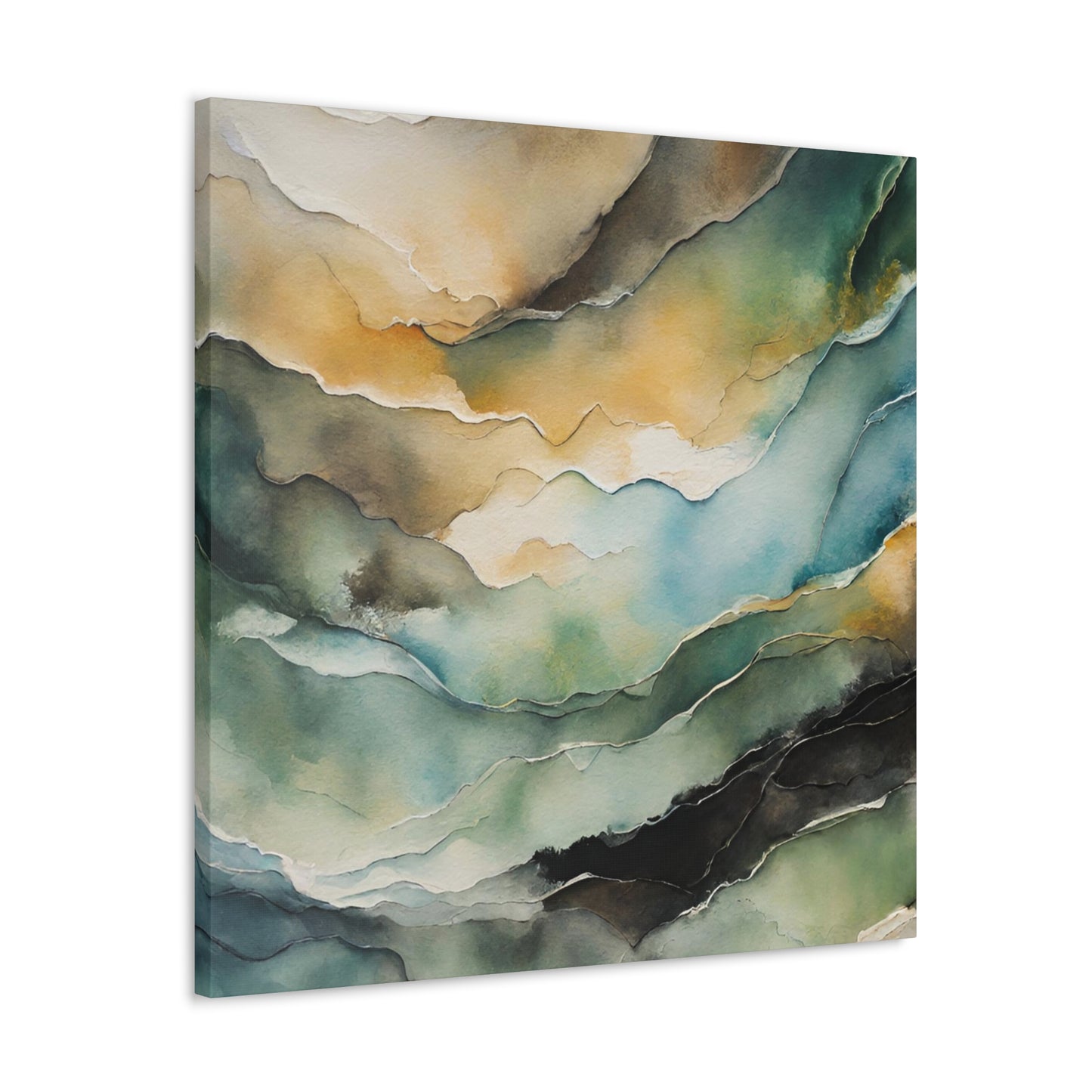 Abstract Skies - Modern Abstract Art Print - Aesthetic Coastal Landscapes