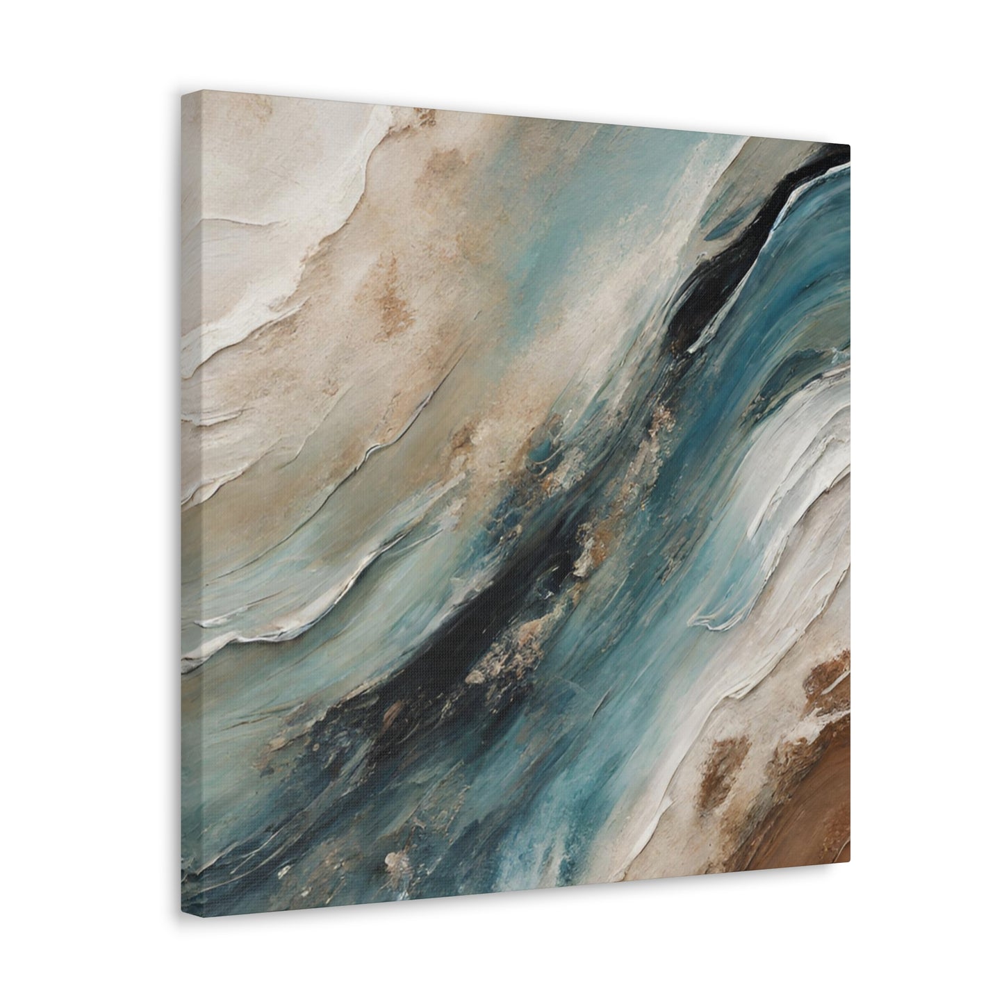 Churning Oceans III - Modern Abstract Art Print - Aesthetic Coastal Landscapes