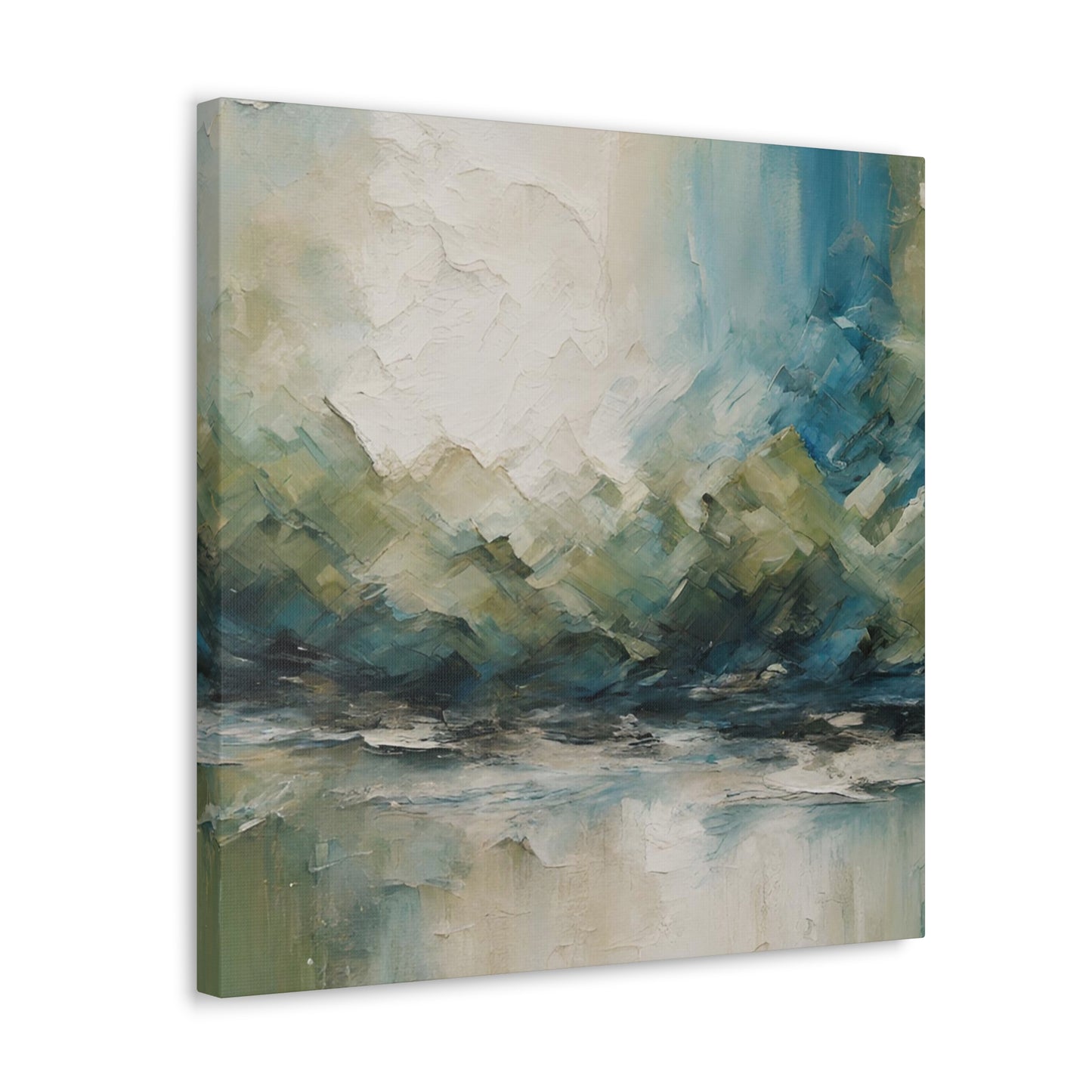 Peaking Through - Modern Abstract Art Print - Aesthetic Coastal Landscapes