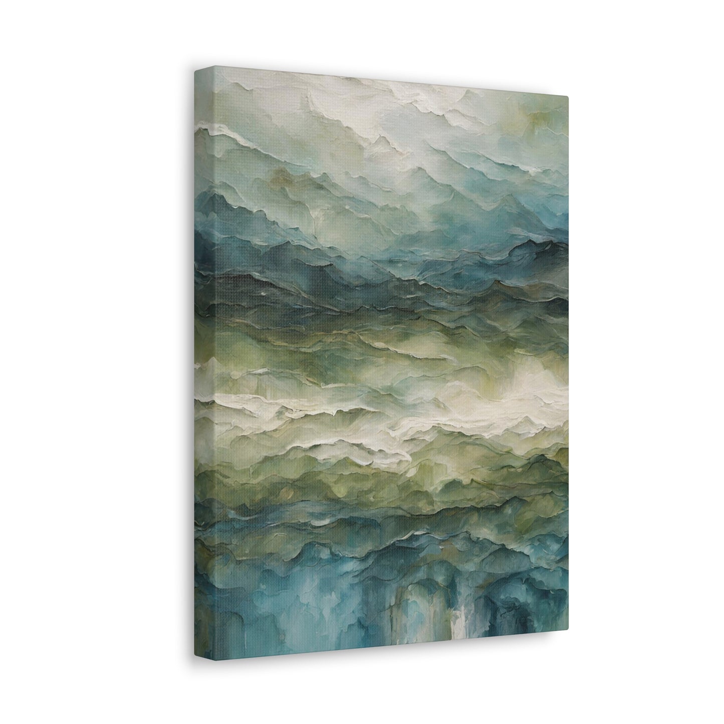 Ocean Symphony 1 - Modern Abstract Art Print - Aesthetic Coastal Landscapes