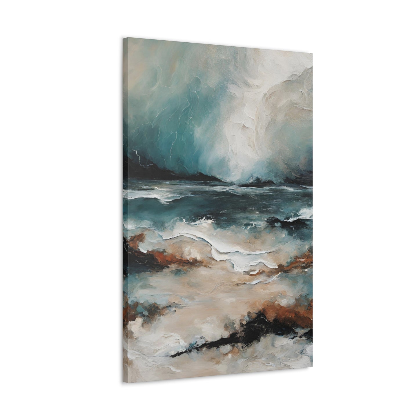 Sea Break - Modern Abstract Art Print - Aesthetic Coastal Landscapes