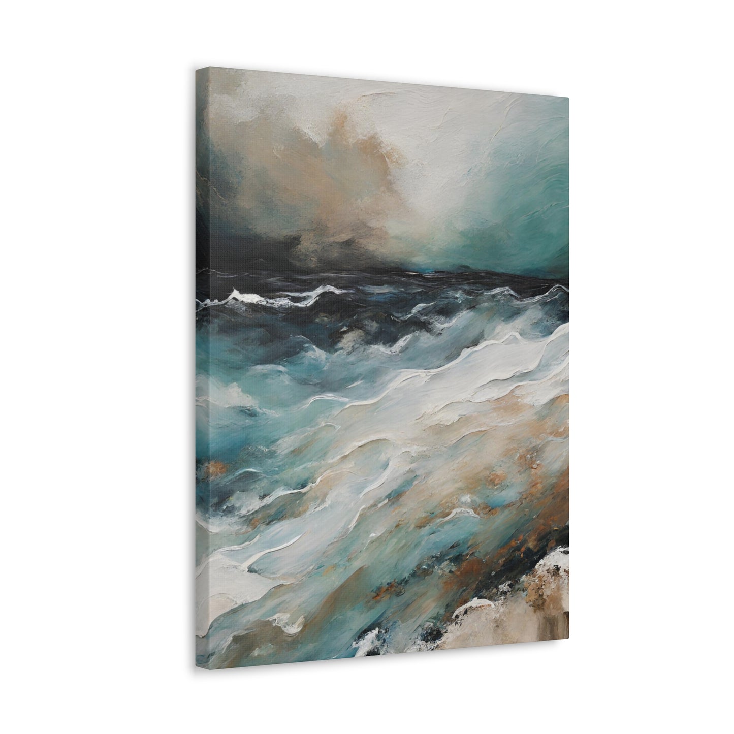 Impassable Seas - Modern Abstract Art Print - Aesthetic Coastal Landscapes