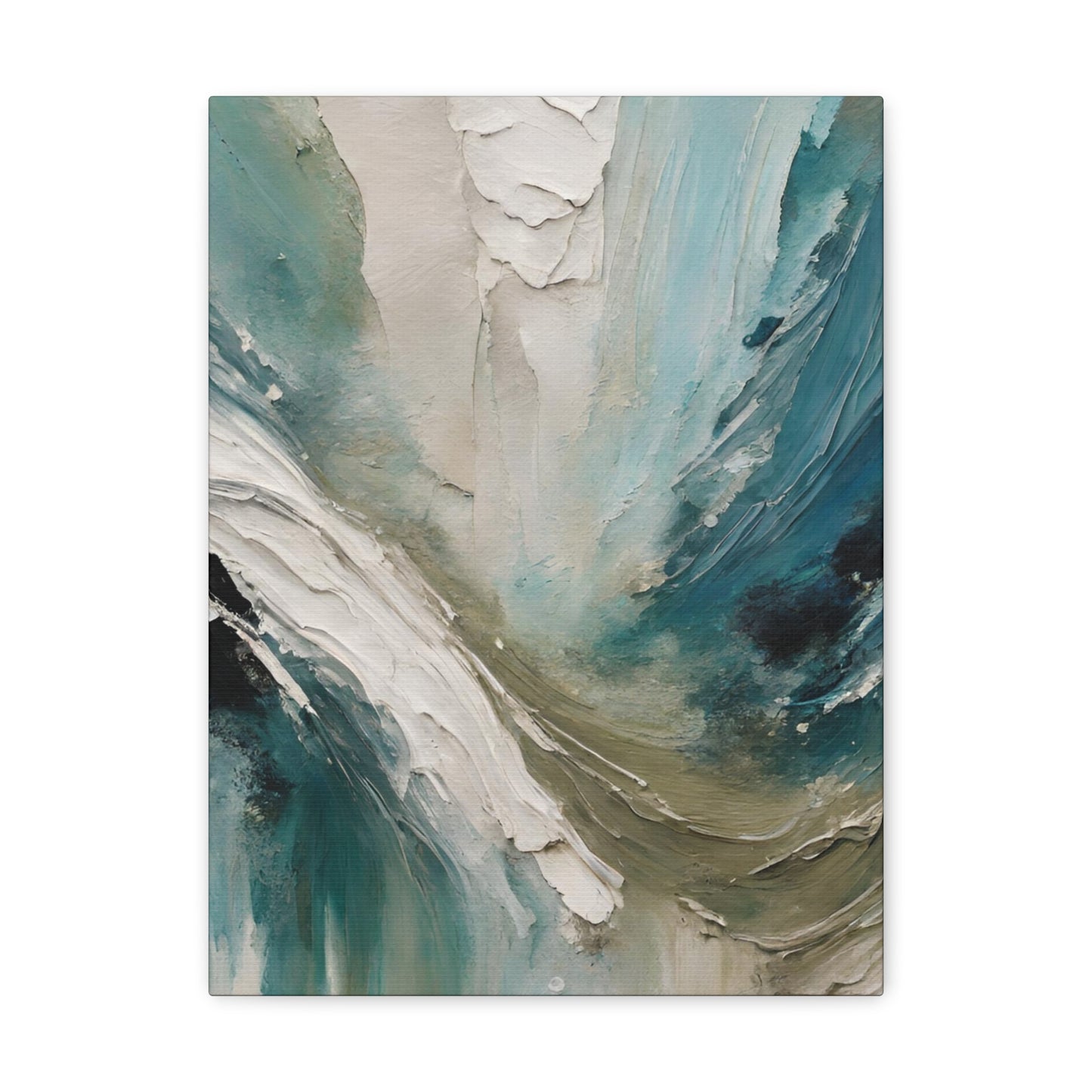 Inlet - Modern Abstract Art Print - Aesthetic Coastal Landscapes