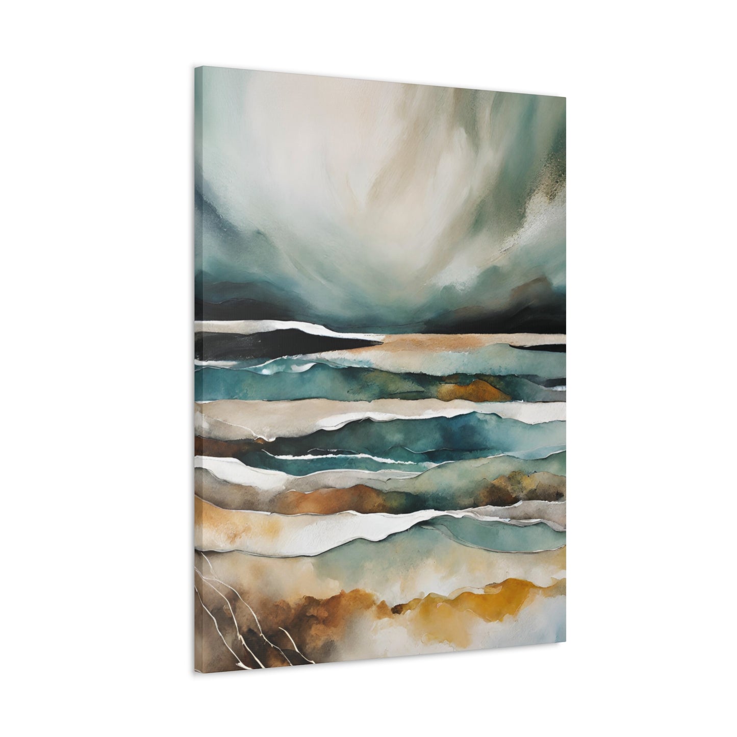 Storm Clearing - Modern Abstract Art Print - Aesthetic Coastal Landscapes