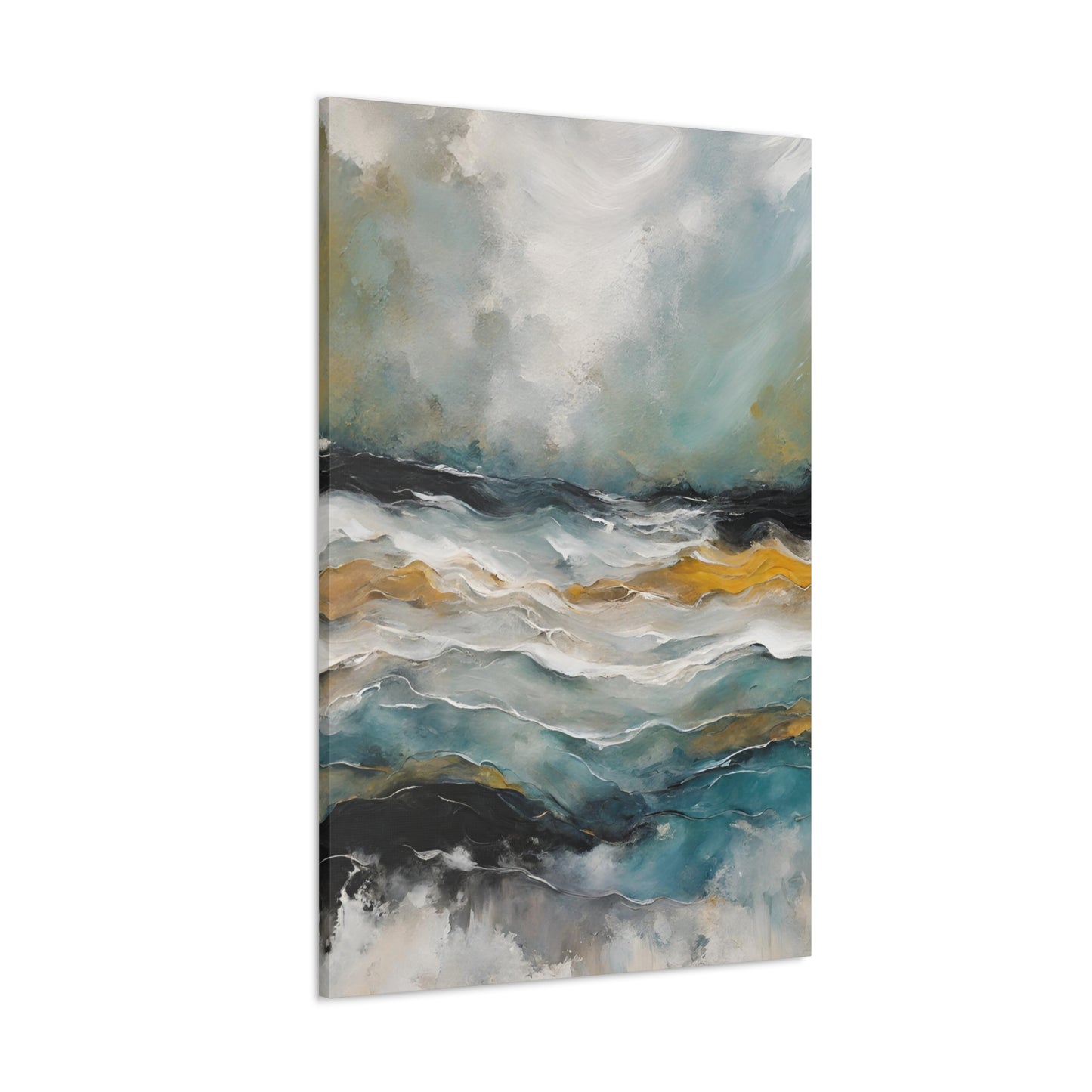 Coastal View - Modern Abstract Art Print - Aesthetic Coastal Landscapes