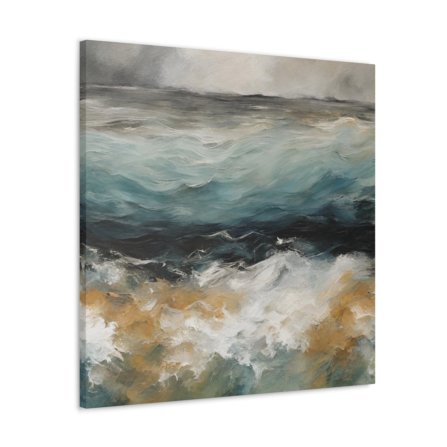 Before the Storm Modern Abstract Art Print - Aesthetic Coastal Landscapes