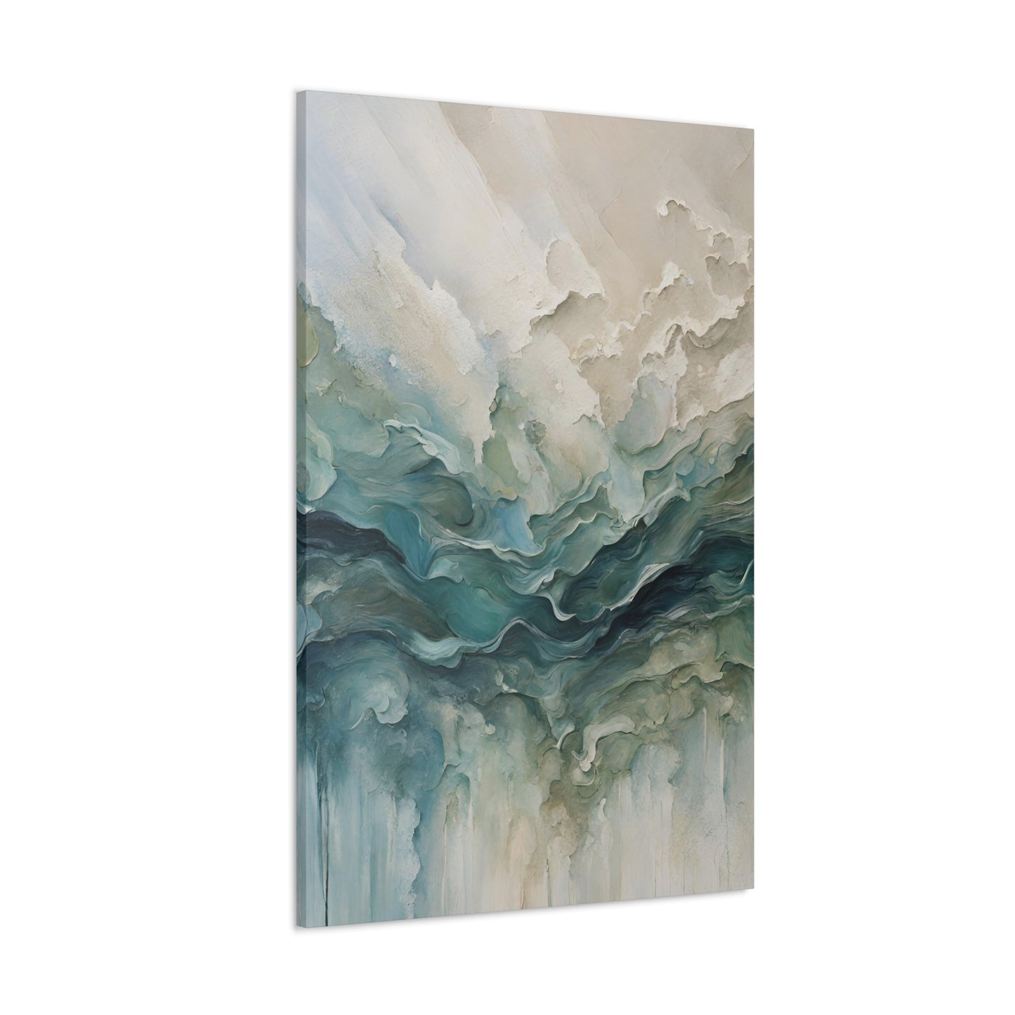 Churning Oceans - Modern Abstract Art Print - Aesthetic Coastal Landscapes