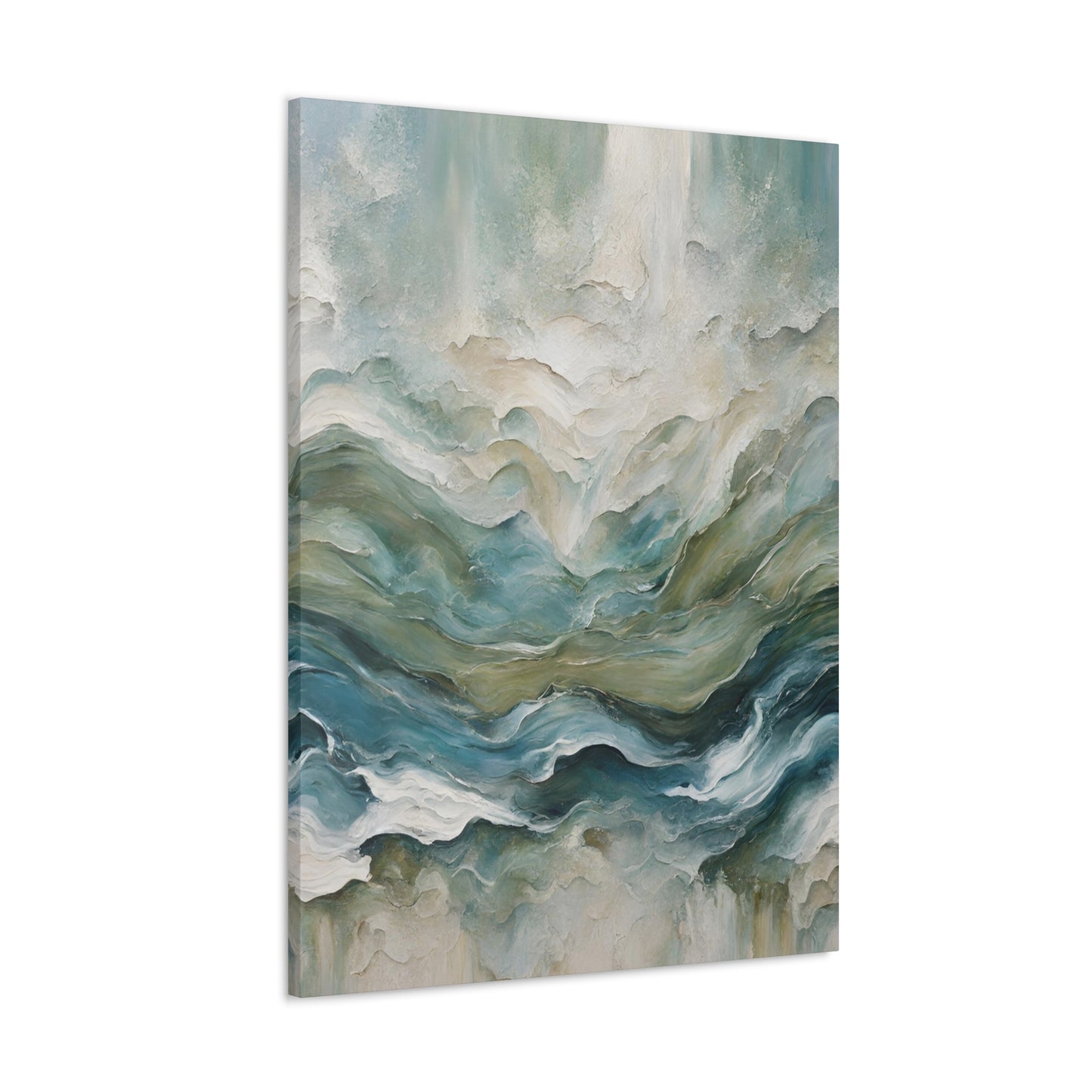 Ocean Symphony III - Modern Abstract Art Print - Aesthetic Coastal Landscapes