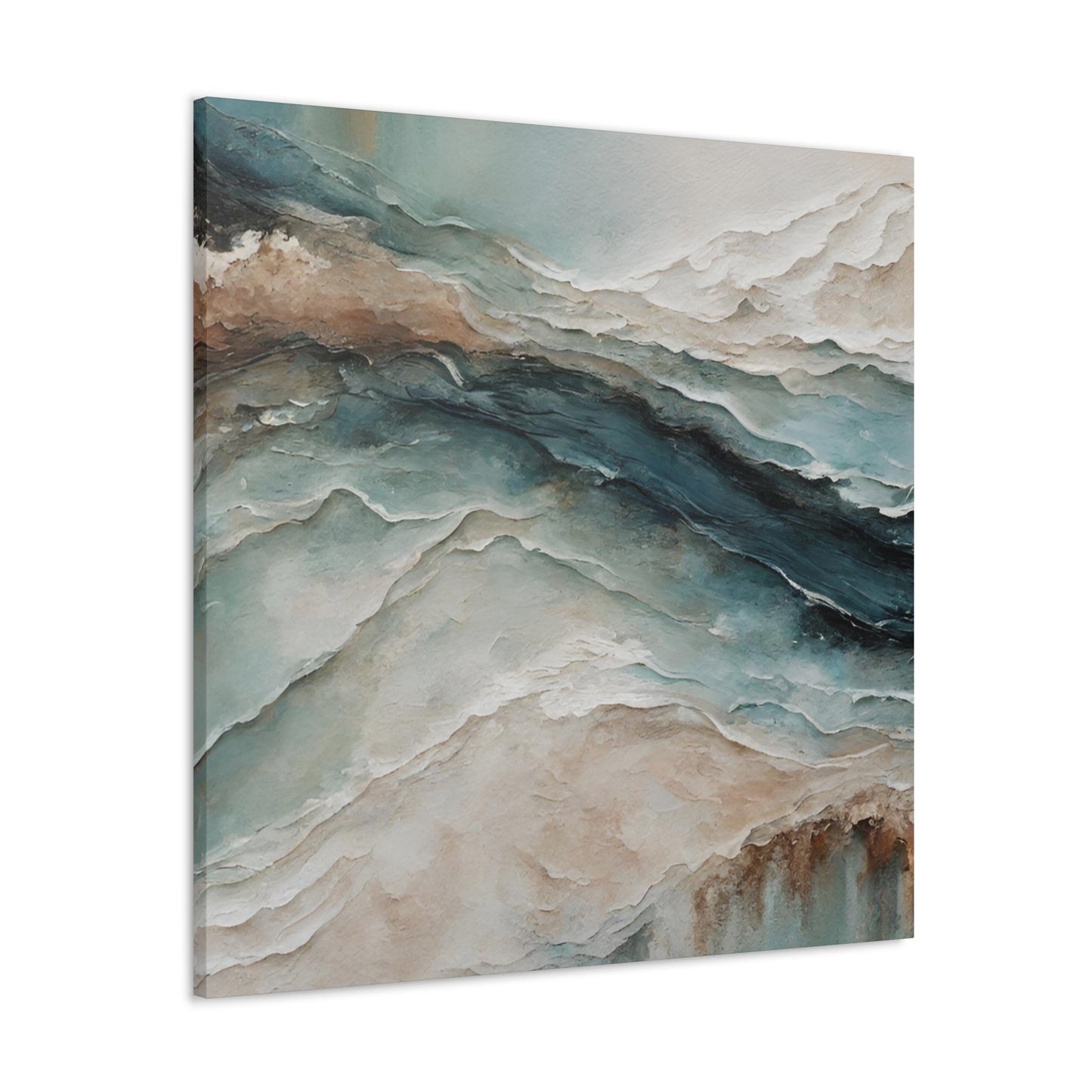 Clearing Storms - Modern Abstract Art Print - Aesthetic Coastal Landscapes