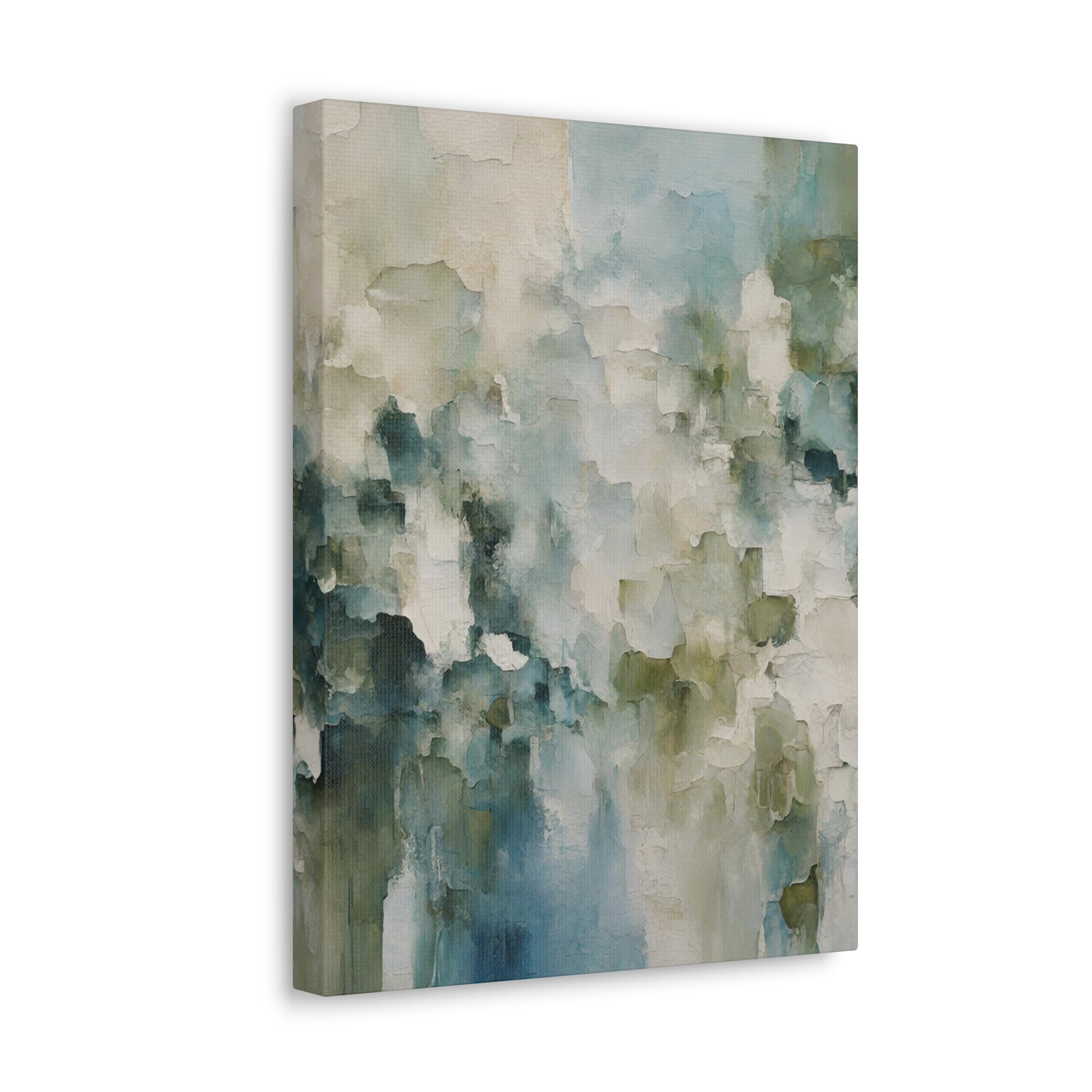 Spring Breeze Modern Abstract Art Print - Aesthetic Coastal Landscapes