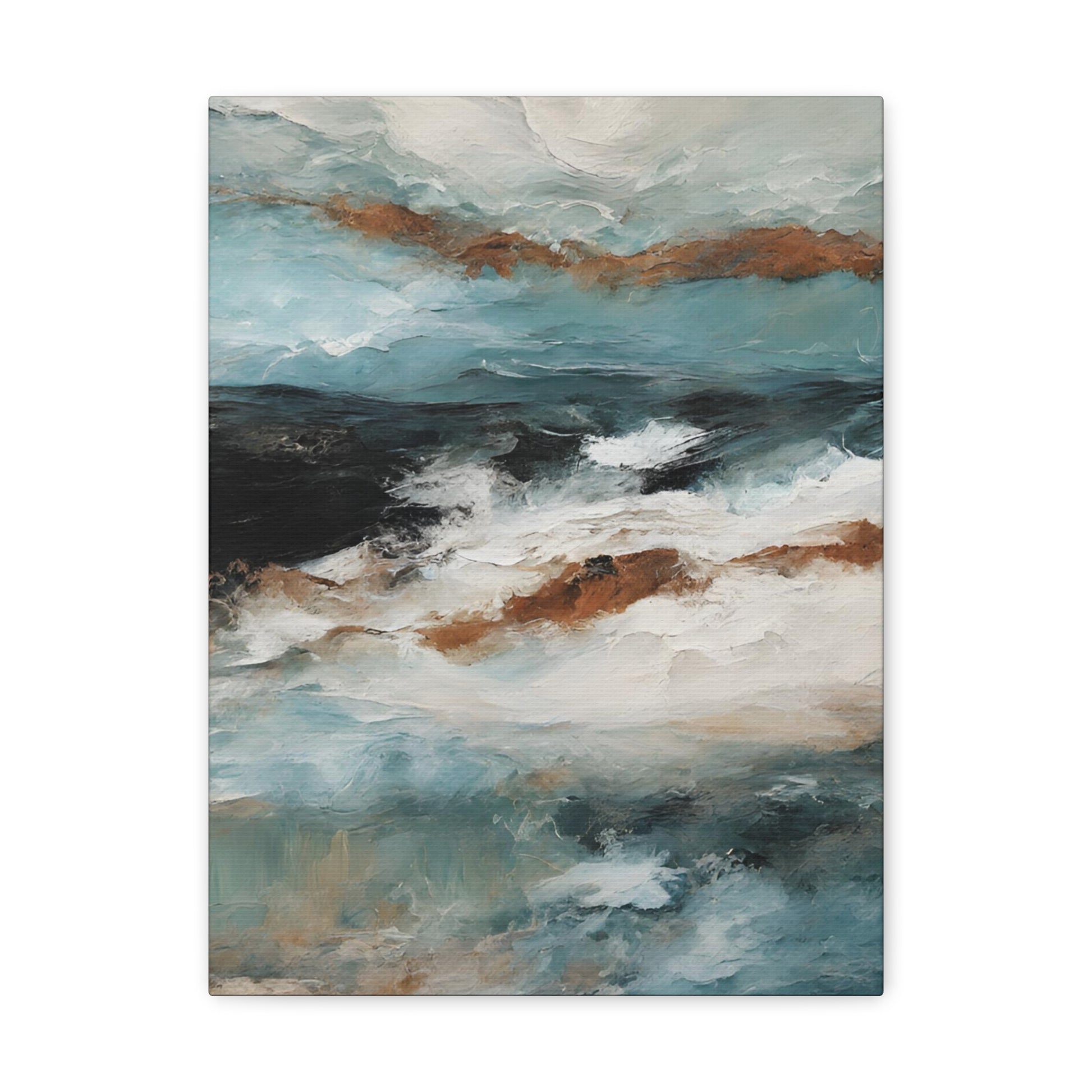 From the Depths II - Modern Abstract Art Print - Aesthetic Coastal Landscapes